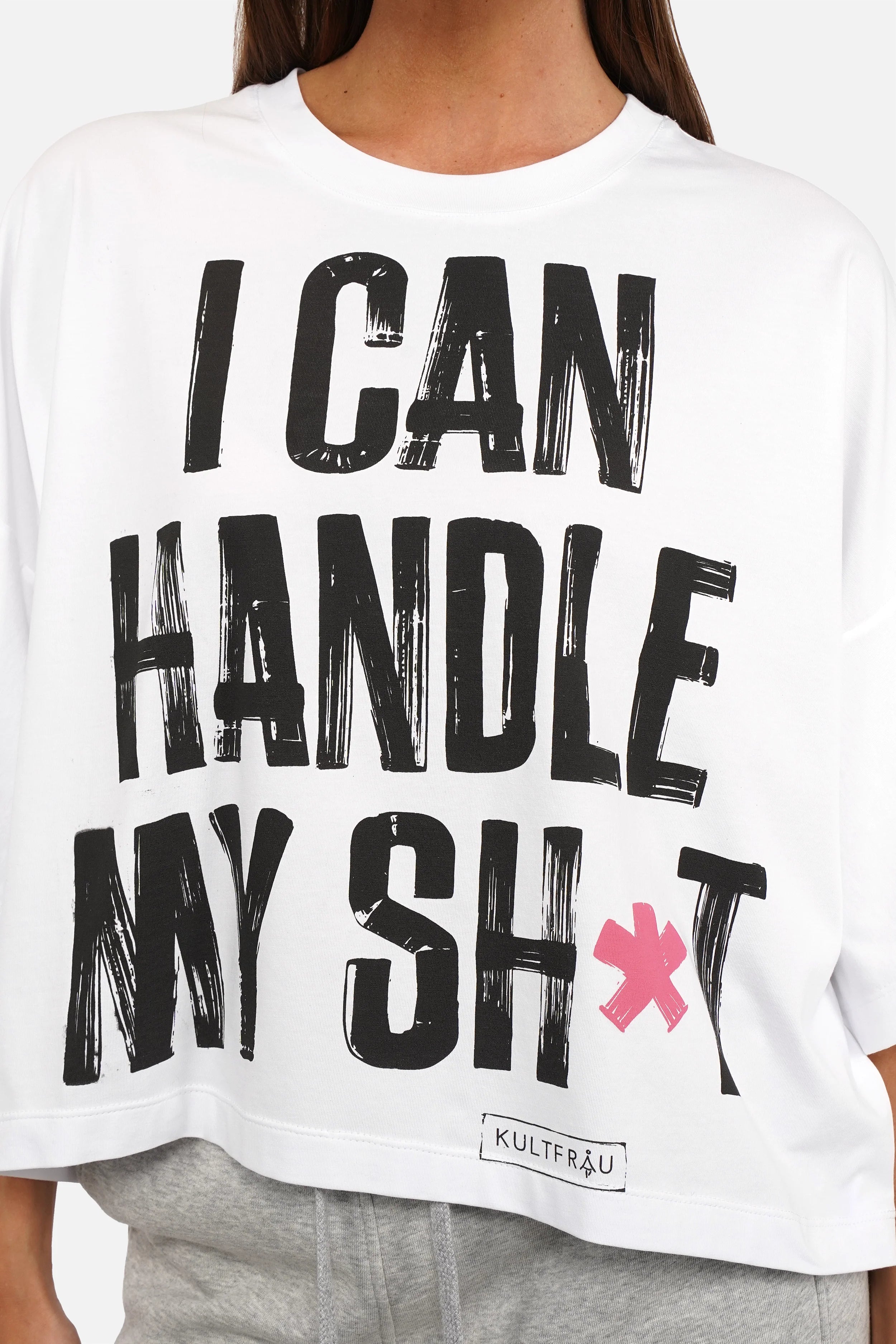 DELUUN T-Shirt mit Print, weicher Baumwolljersey, oversized fit, Statement Prints vorne und hinten