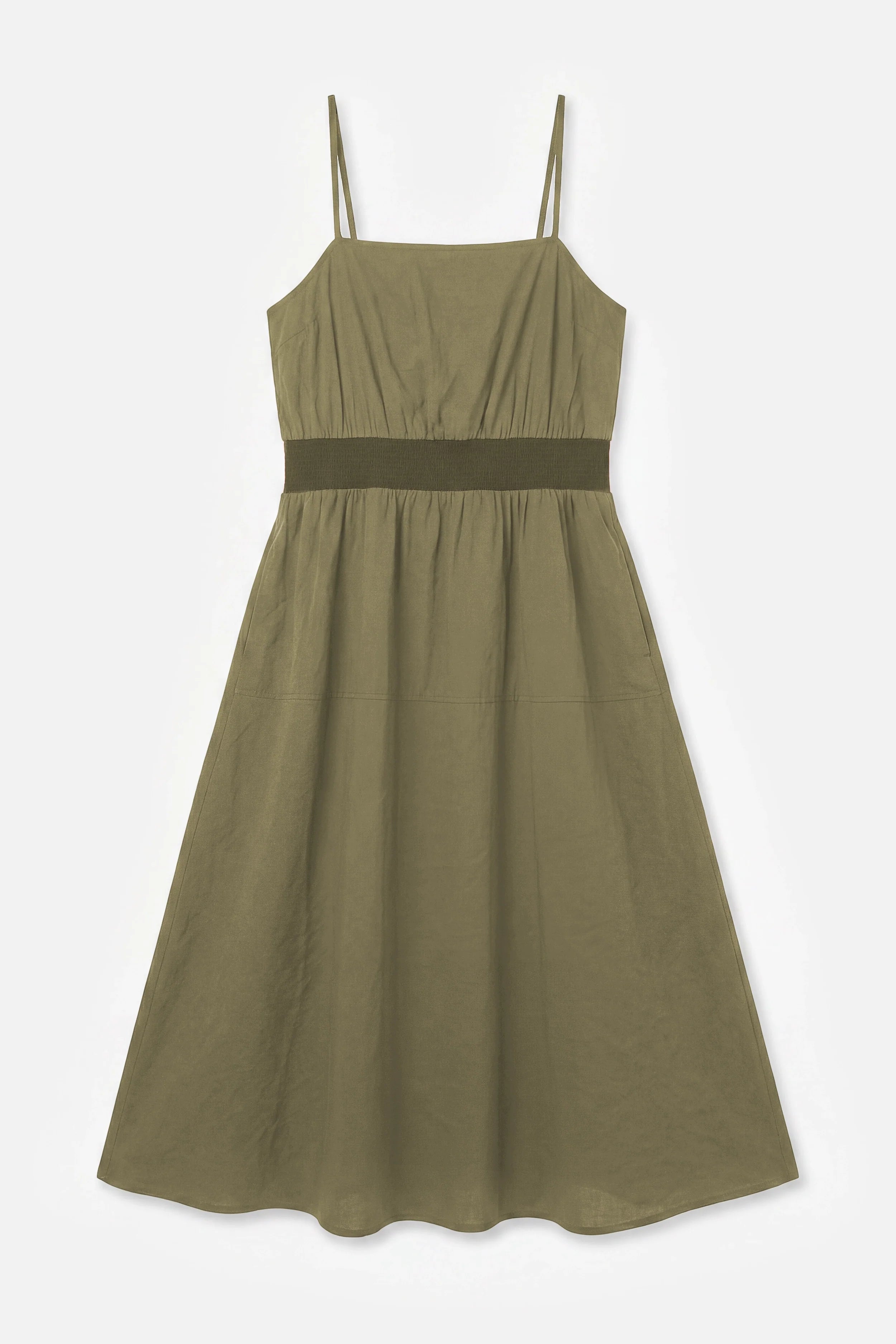 ISKKA Kleid-Set 2-in-1 aus weichem Modal-Mix mit verstellbaren Trägern und elastischem Ripp-Bund