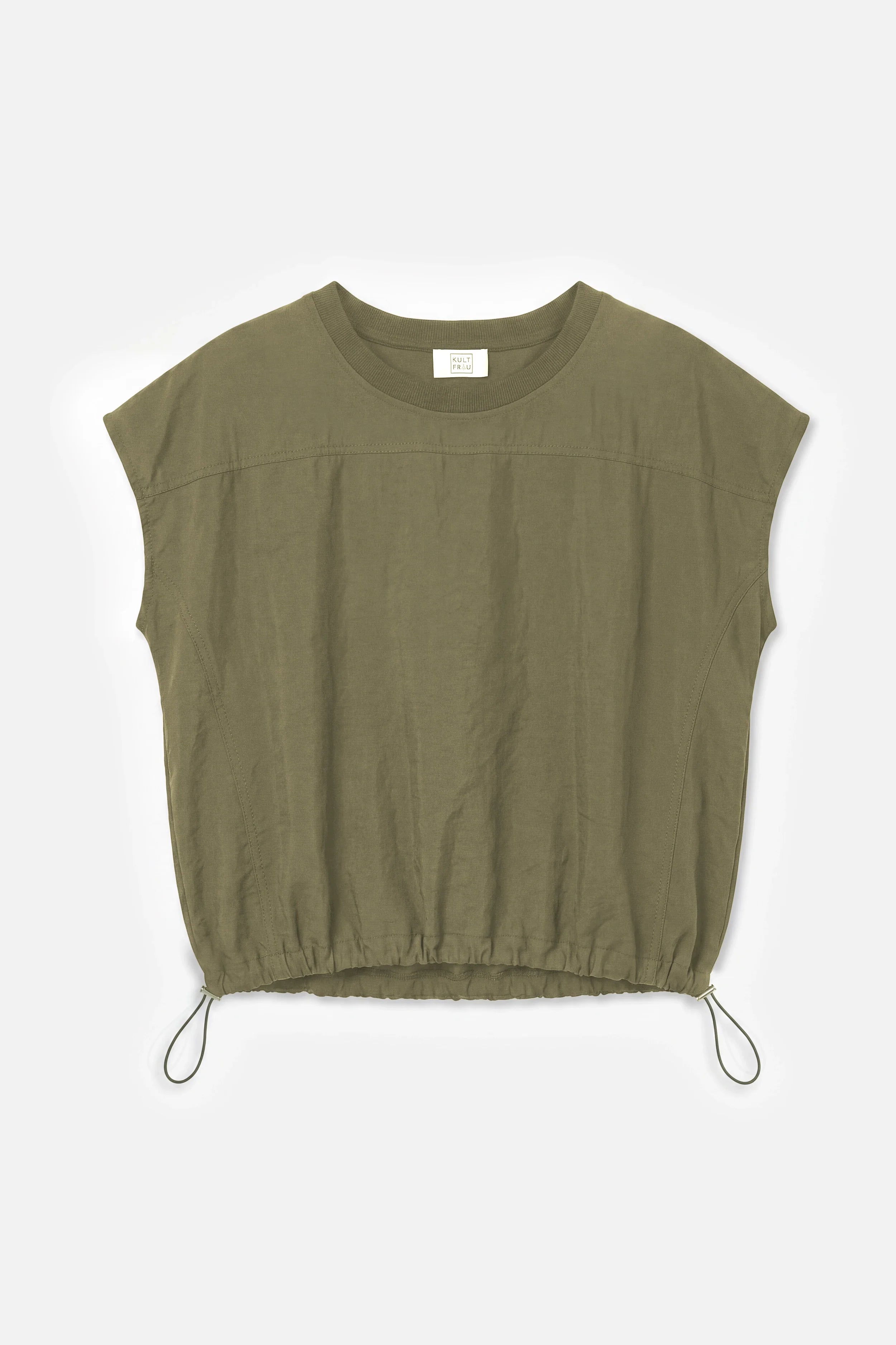 ISKKA 2-in-1 Kleid-Set aus weichem Modal-Mix mit verstellbaren Trägern und Cropped Oberteil
