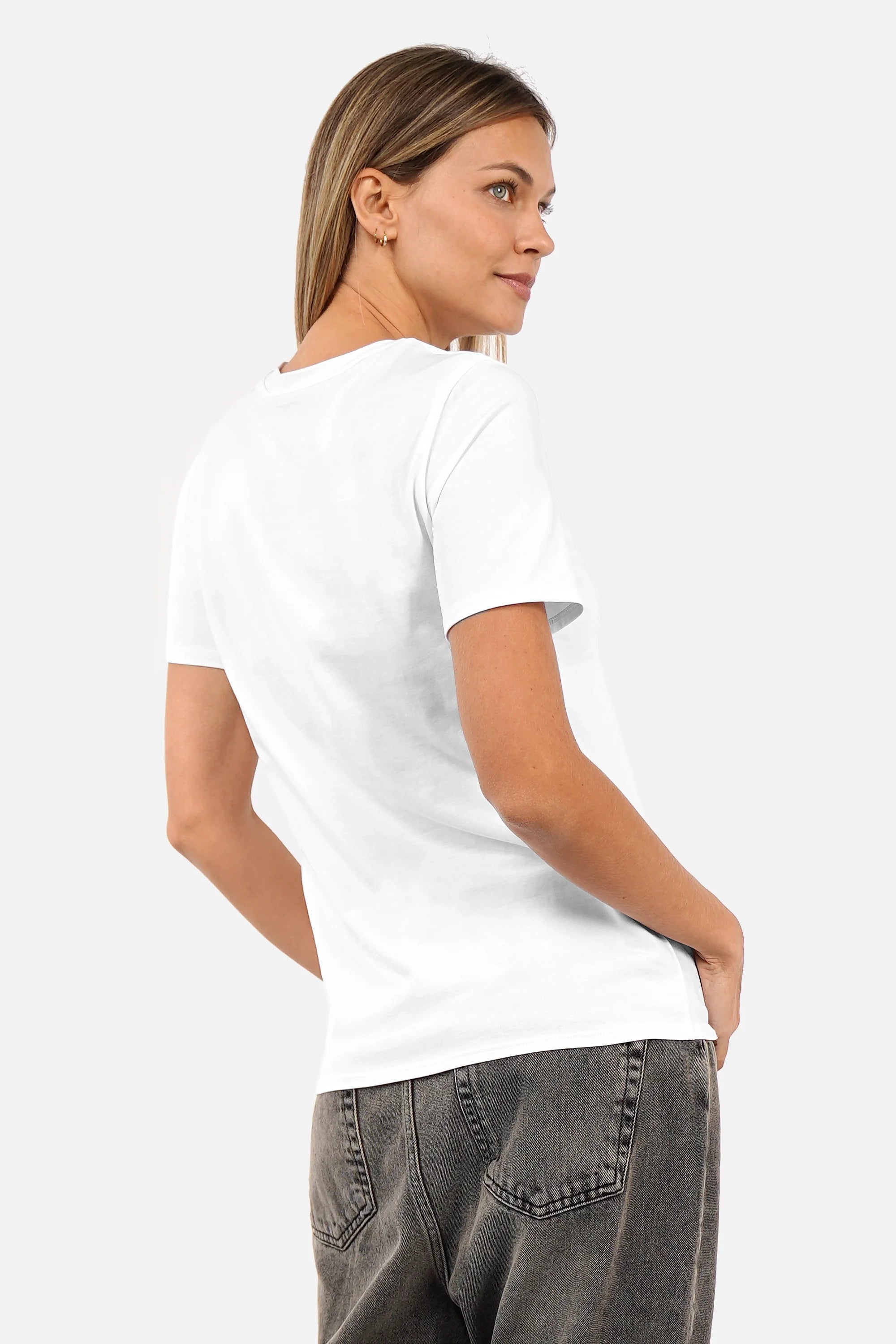 ISY T-Shirt aus weicher Baumwolle mit KULTFRAU-Print und Rundhalsausschnitt