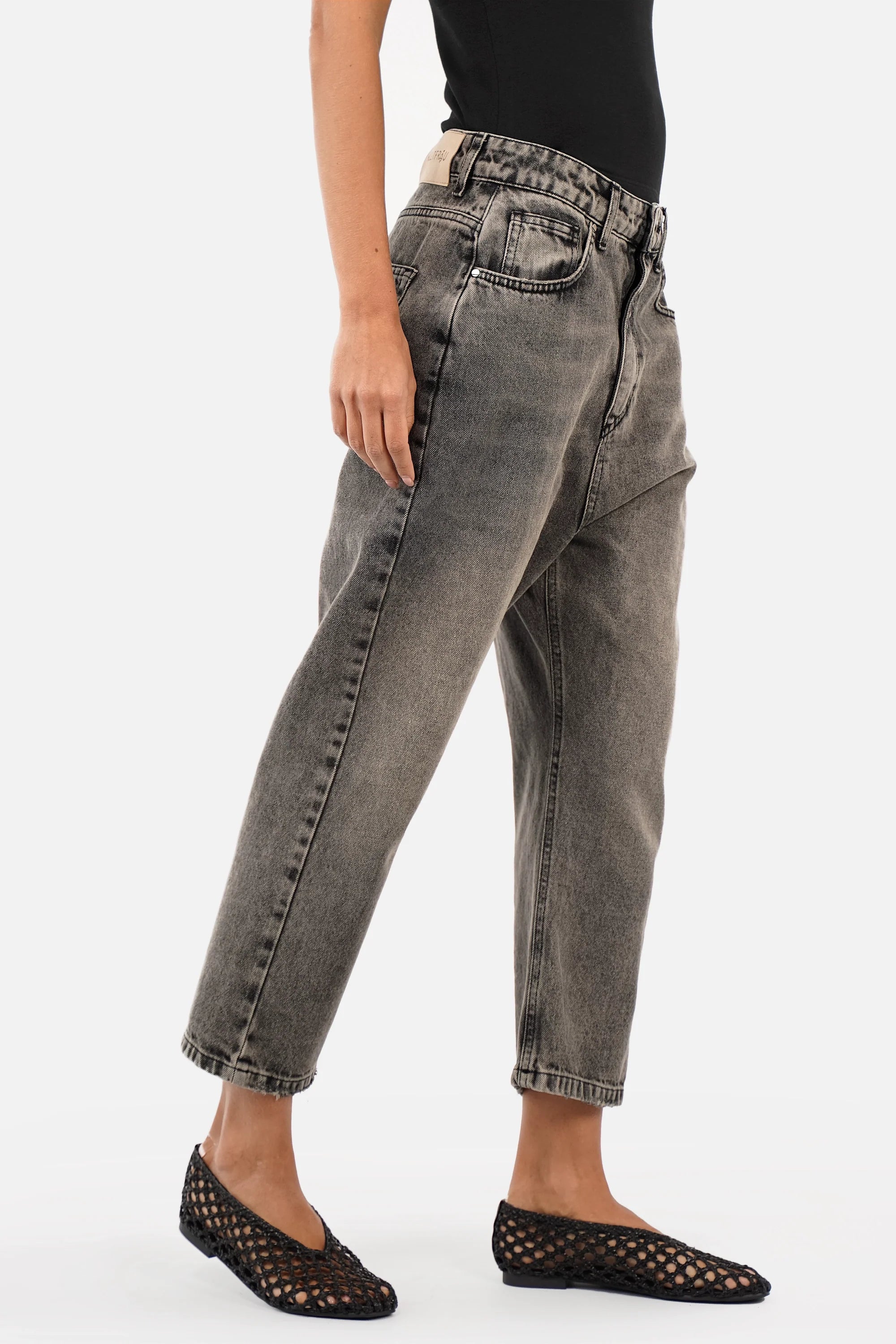 JEANY Baggy Jeans lockerer Boyfriend-Style mit Moonlight-Waschung und angenehmem Denim