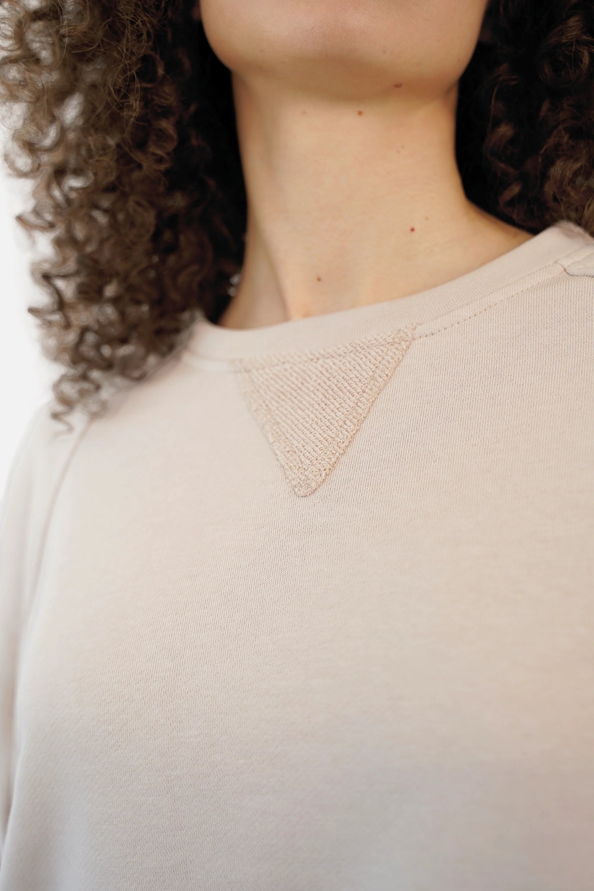 MEEGY Sweater aus weichem Baumwollsweat mit Raglanärmeln und Oversize-Passform