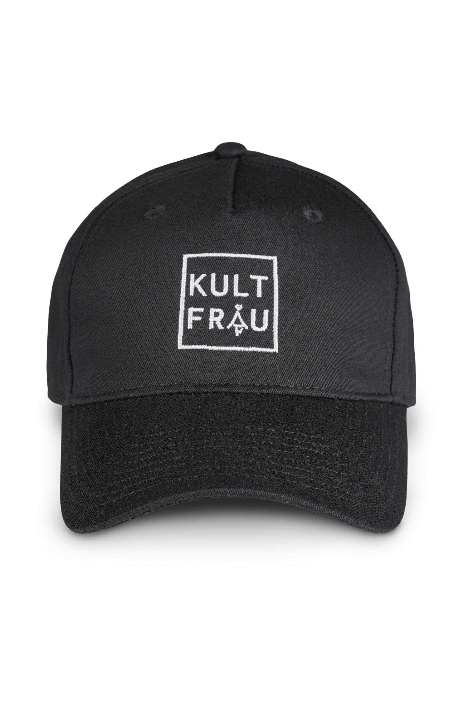 PEMA Trucker Cap aus Baumwolle mit gebogenem Schirm, Frontpanel und verstellbarer Metallschnalle