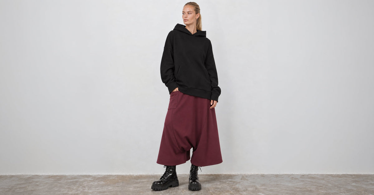 LAURA.K Hoodie mit VISLA Hosenrock
