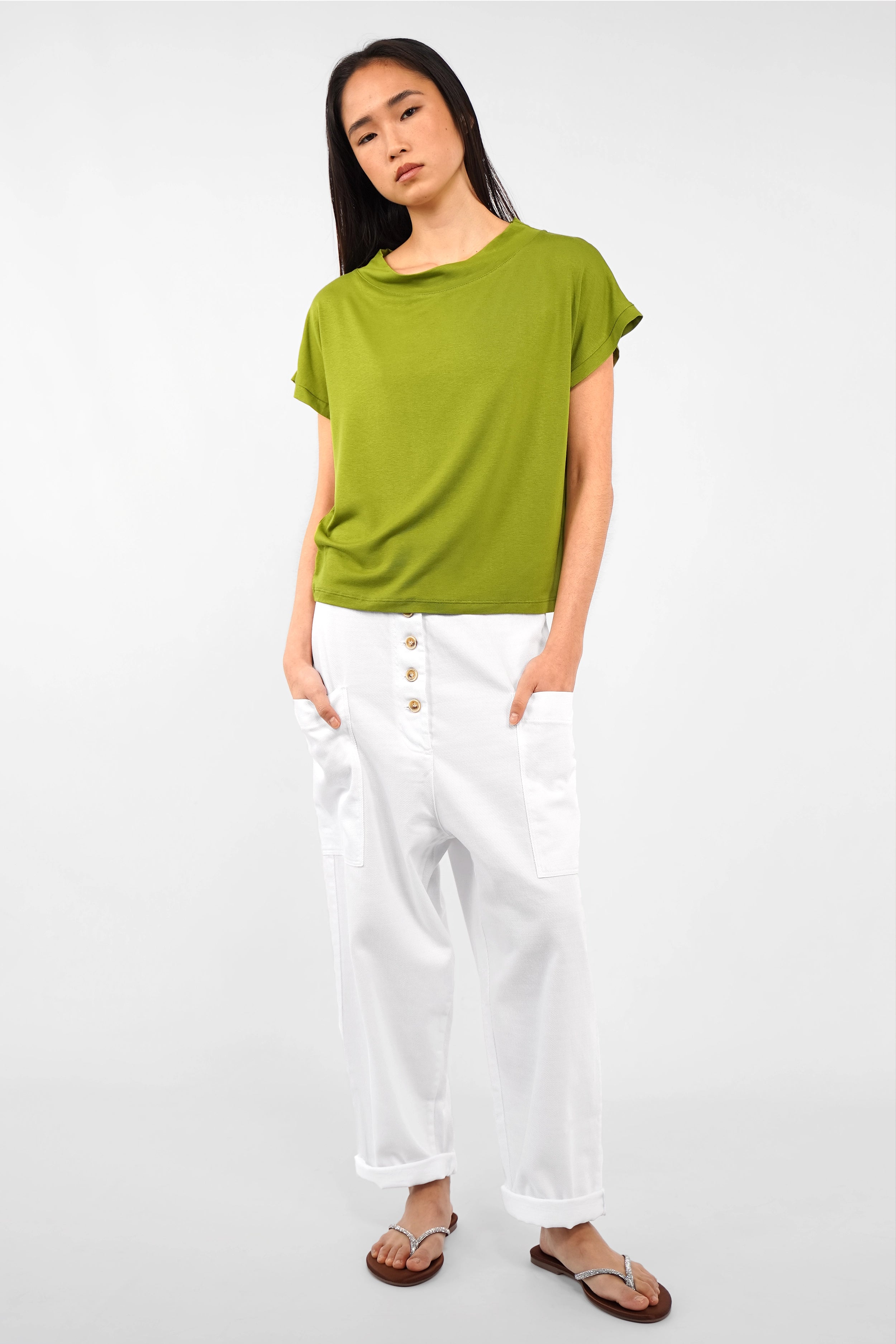 T-shirt ALFERA en jersey de viscose léger