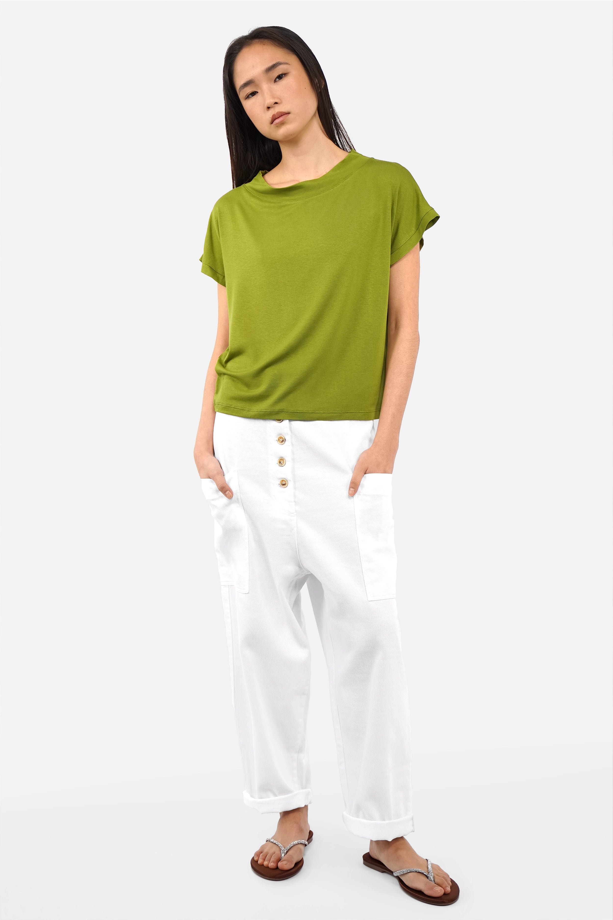 T-shirt ALFERA en jersey de viscose léger
