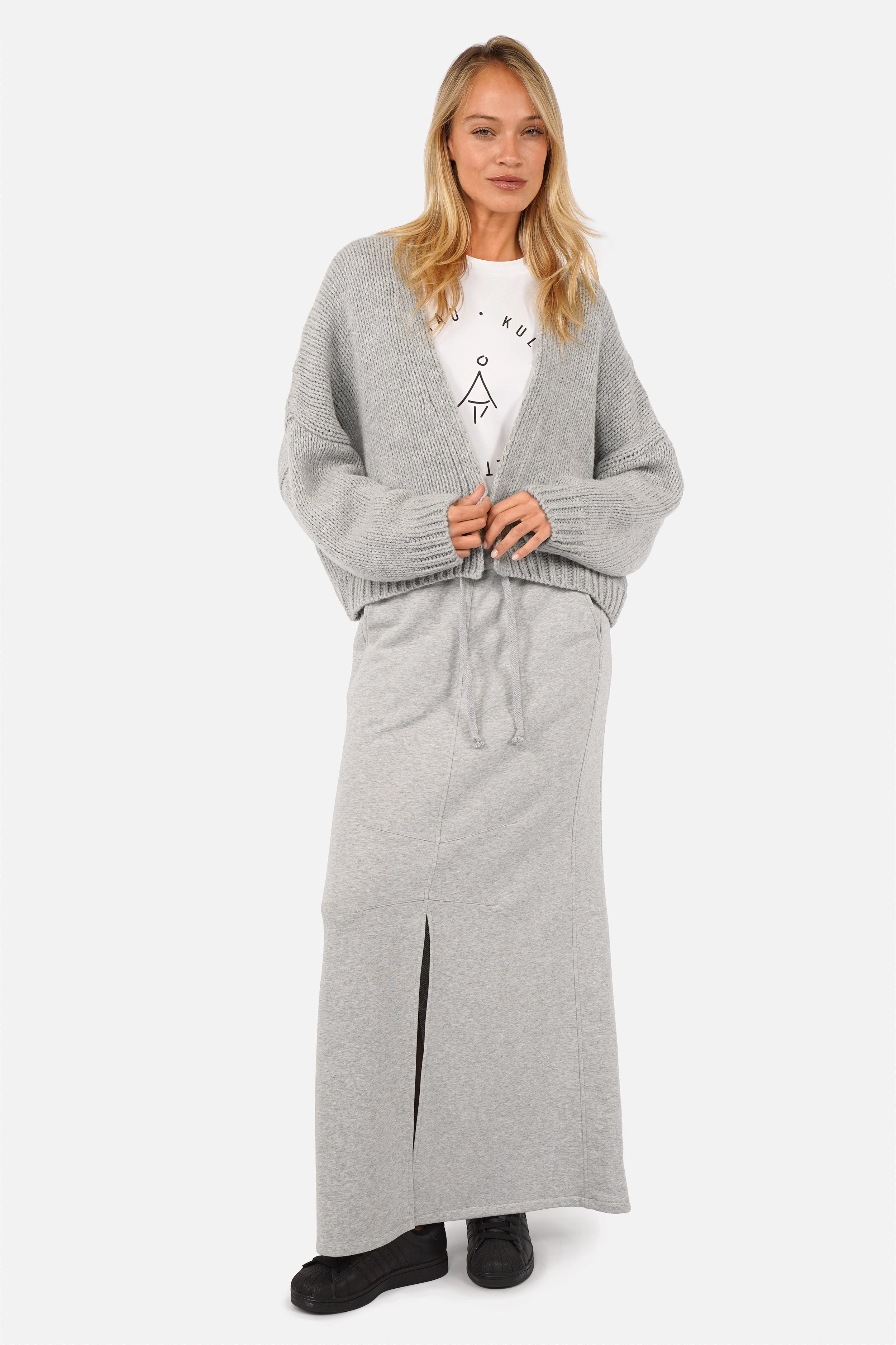 ALIXA cropped knit cardigan