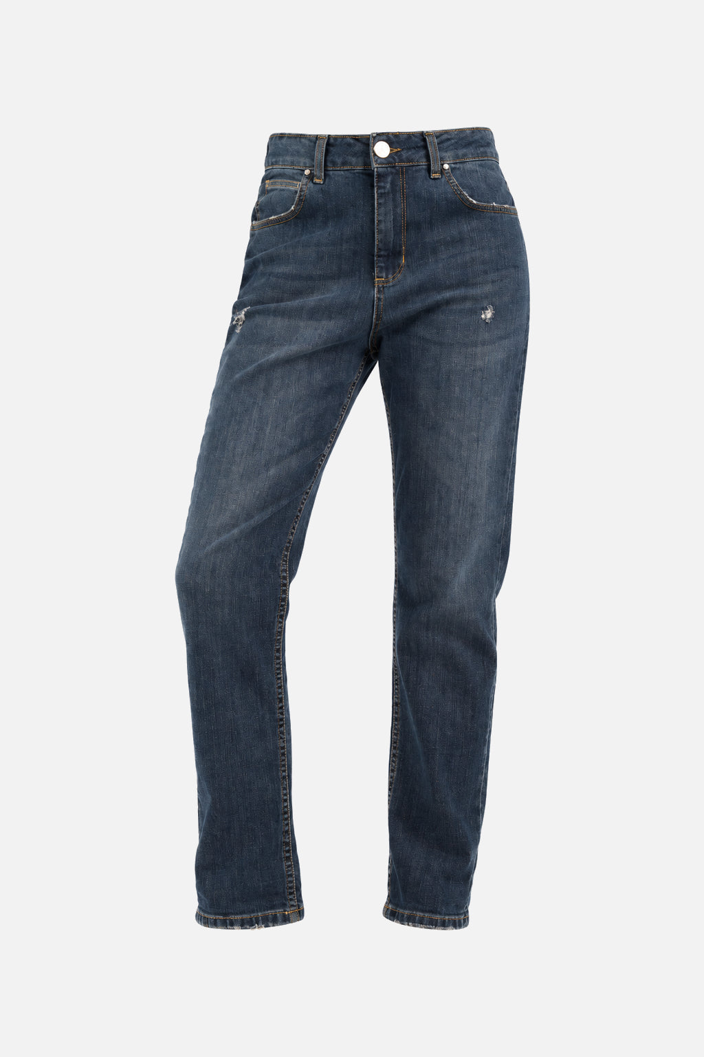 ALVA Boyfriend Jeans in Dark Blue als Freisteller