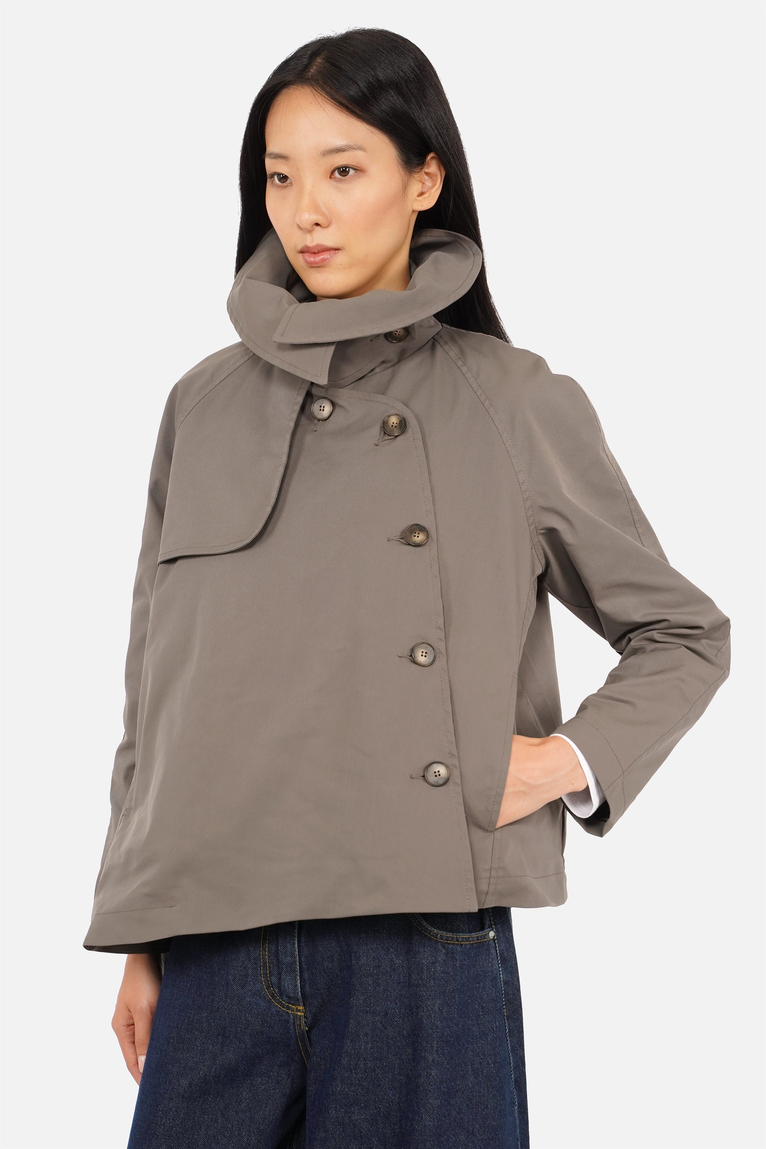 Veste-chemise SOOAE en cuir éco-responsable