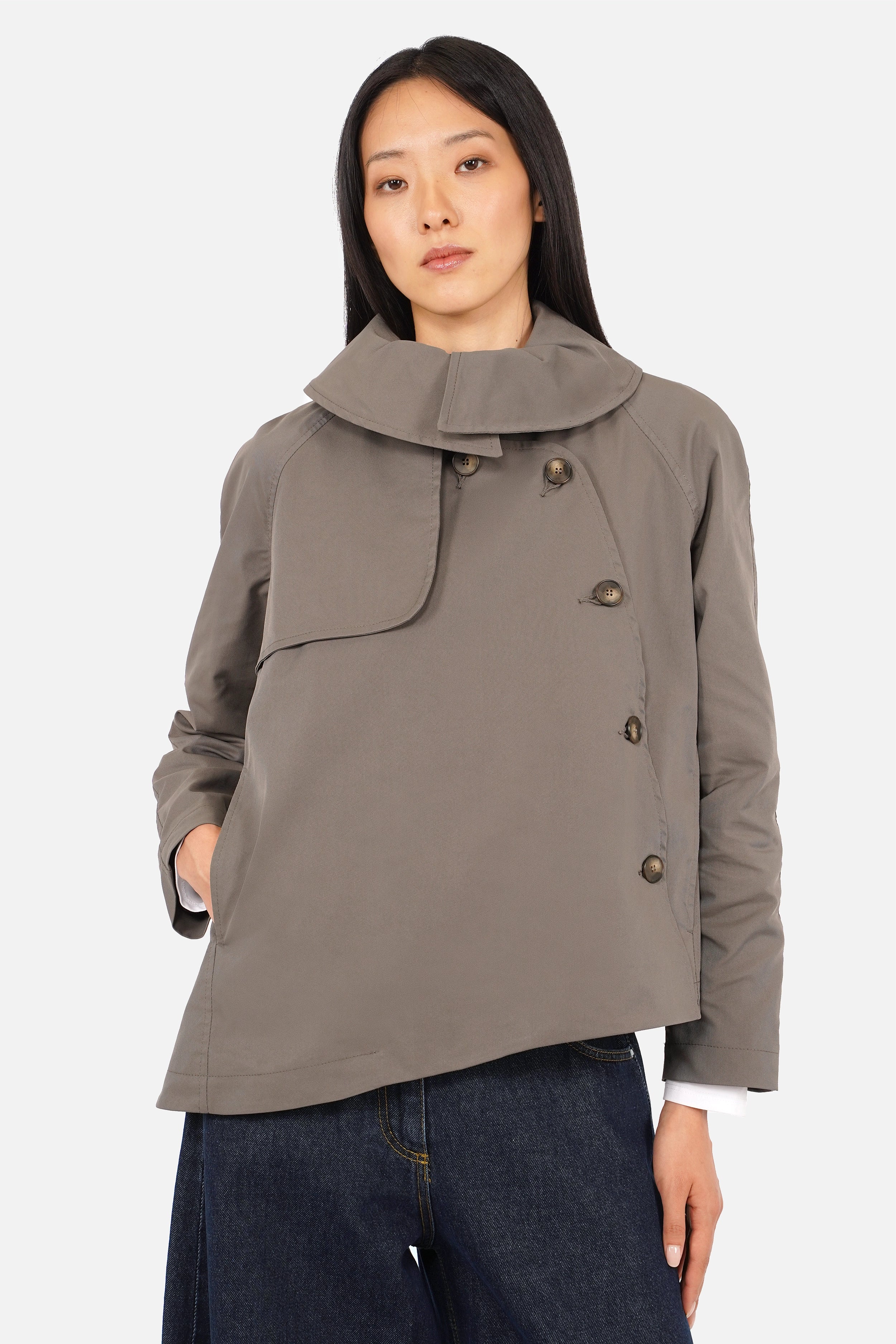 Veste-chemise SOOAE en cuir éco-responsable