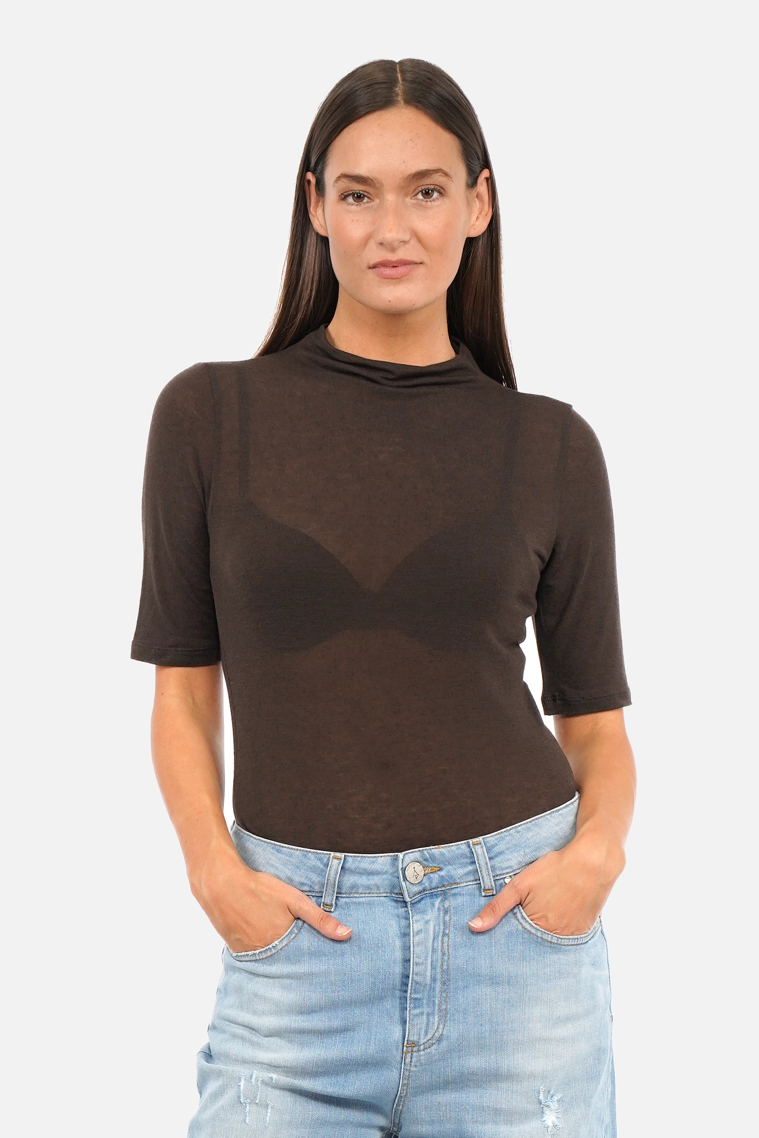 ANJKA cashmere-blend T-shirt