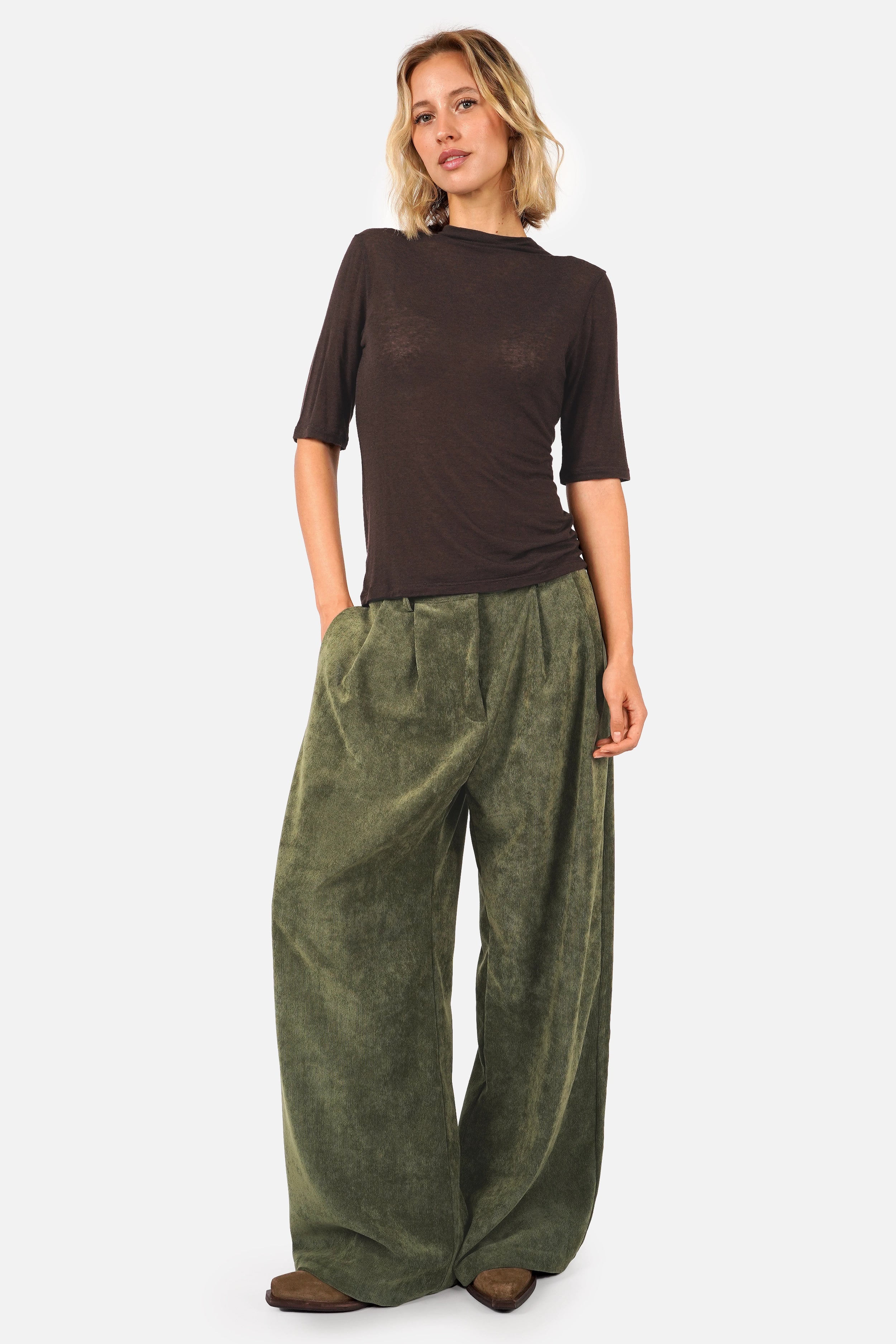 ANJKA Feinstrick-Shirt mit Kaschmir