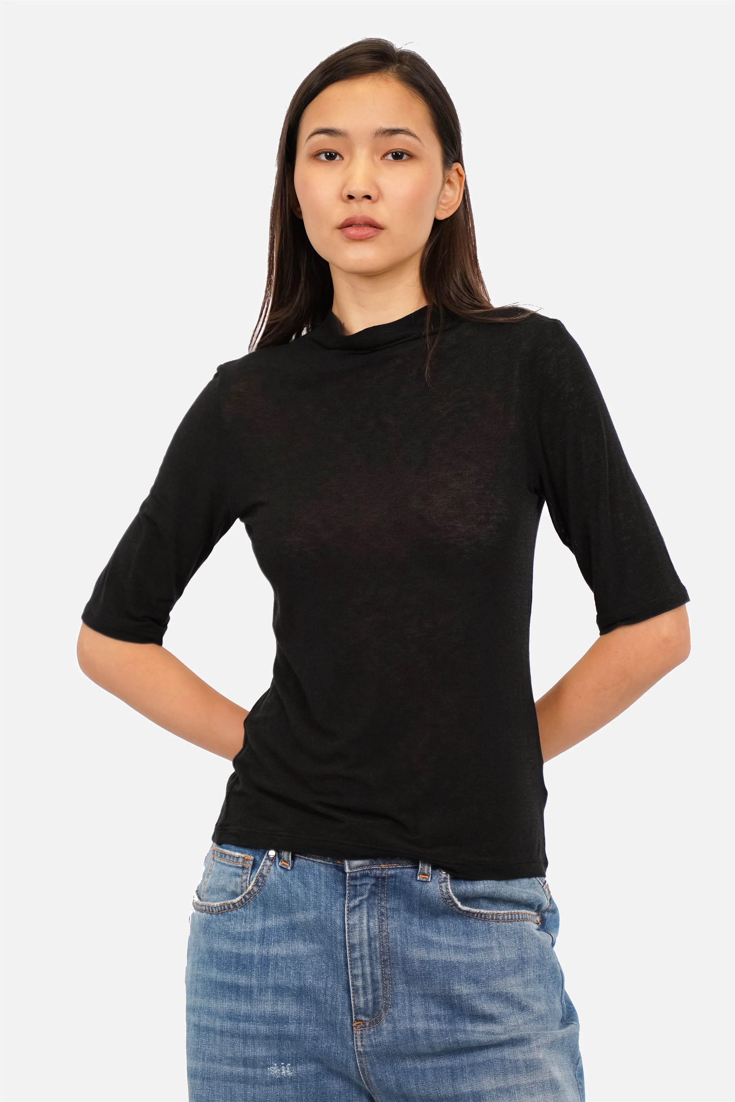 ANJKA T-Shirt aus Kaschmirmix