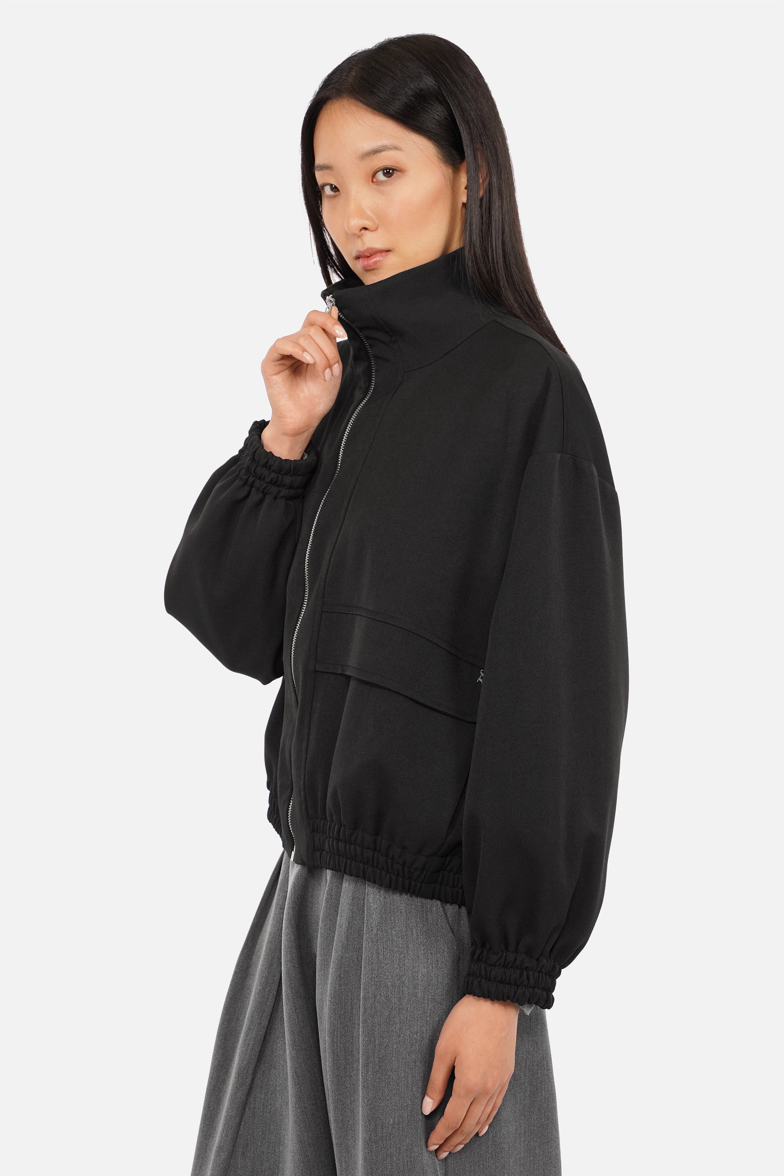 BELYA Blouson mit Funnel-Kragen