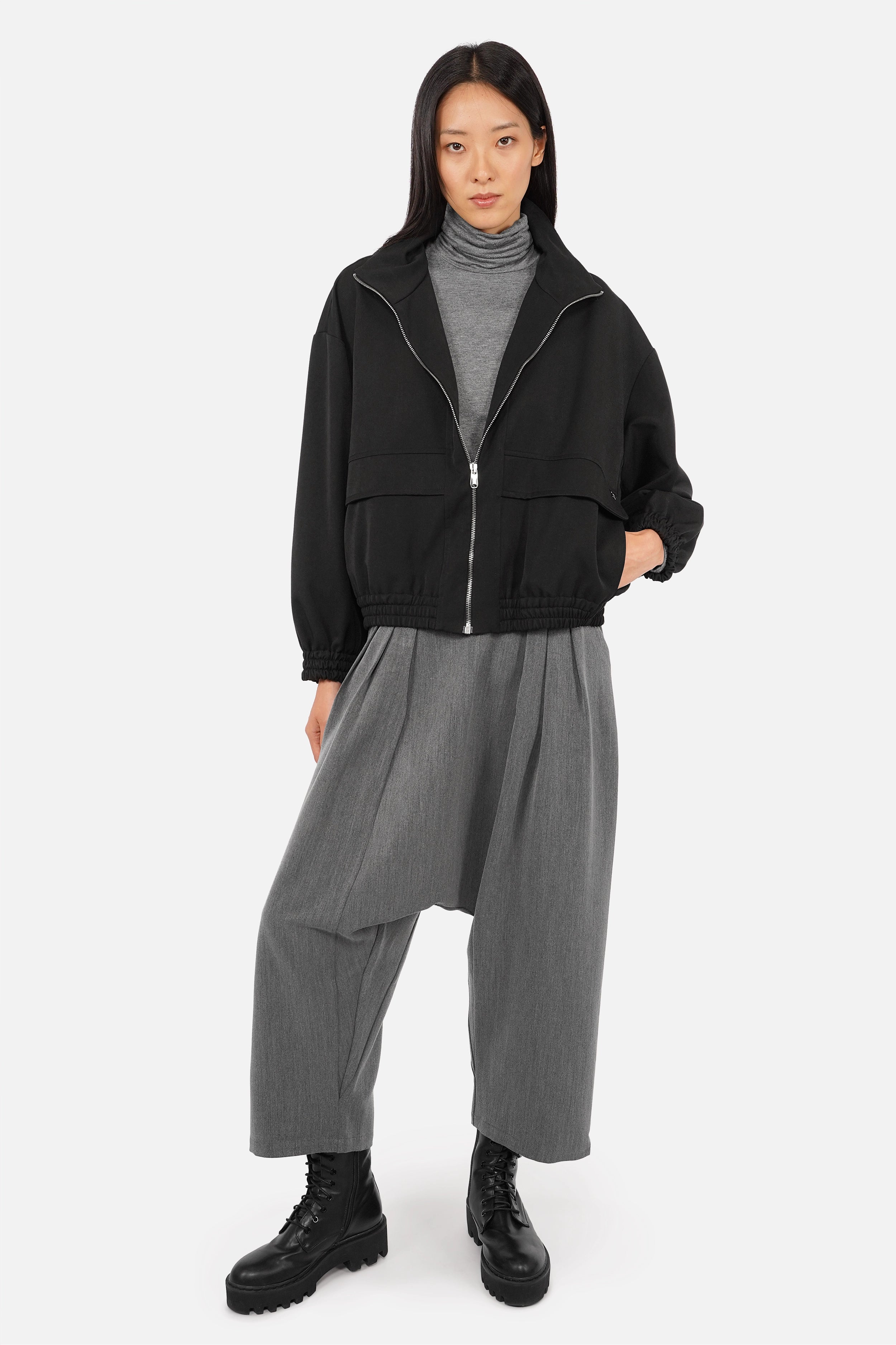 BELYA Blouson mit Funnel-Kragen