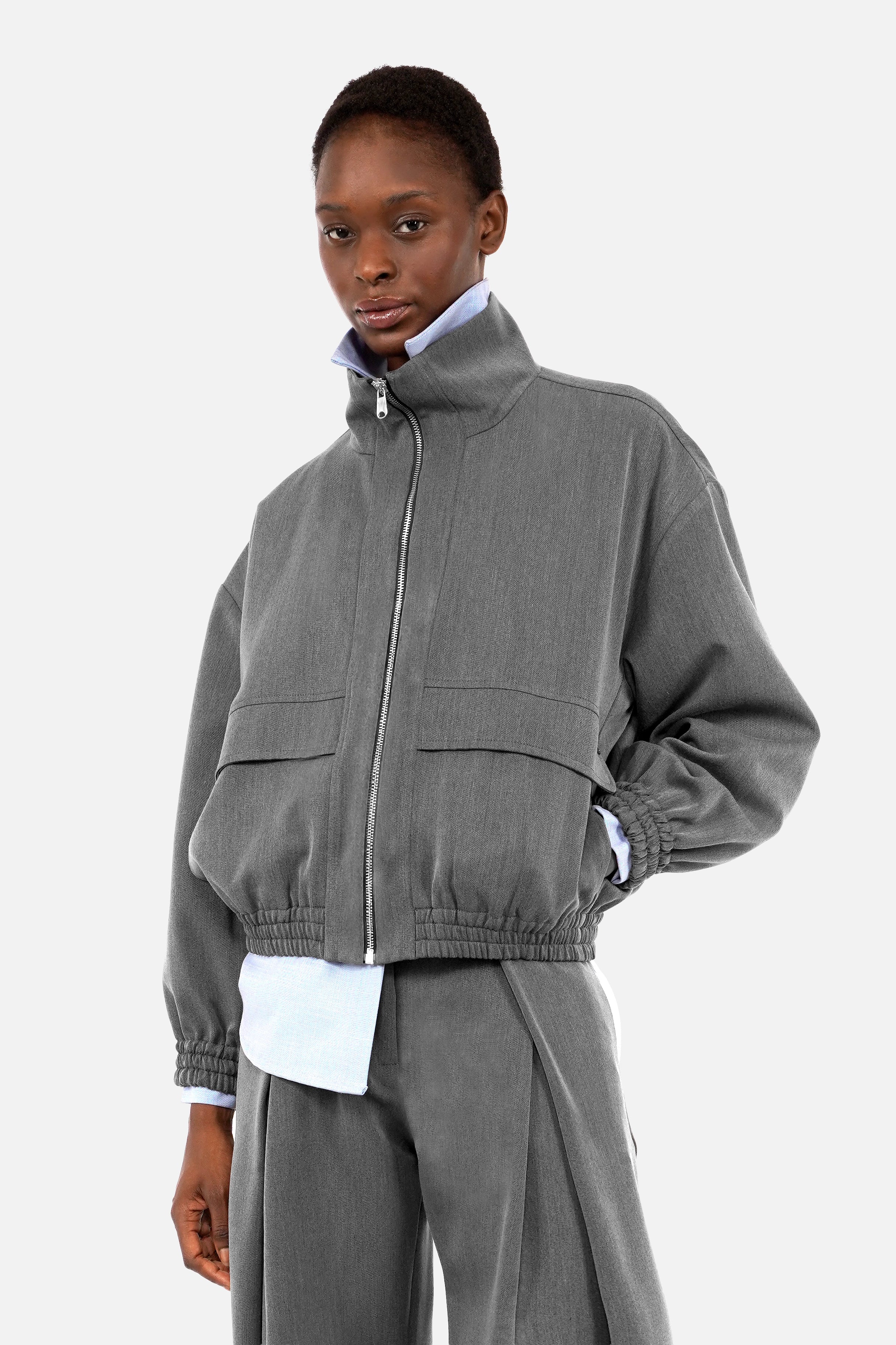 BELYA Blouson mit Funnel-Kragen