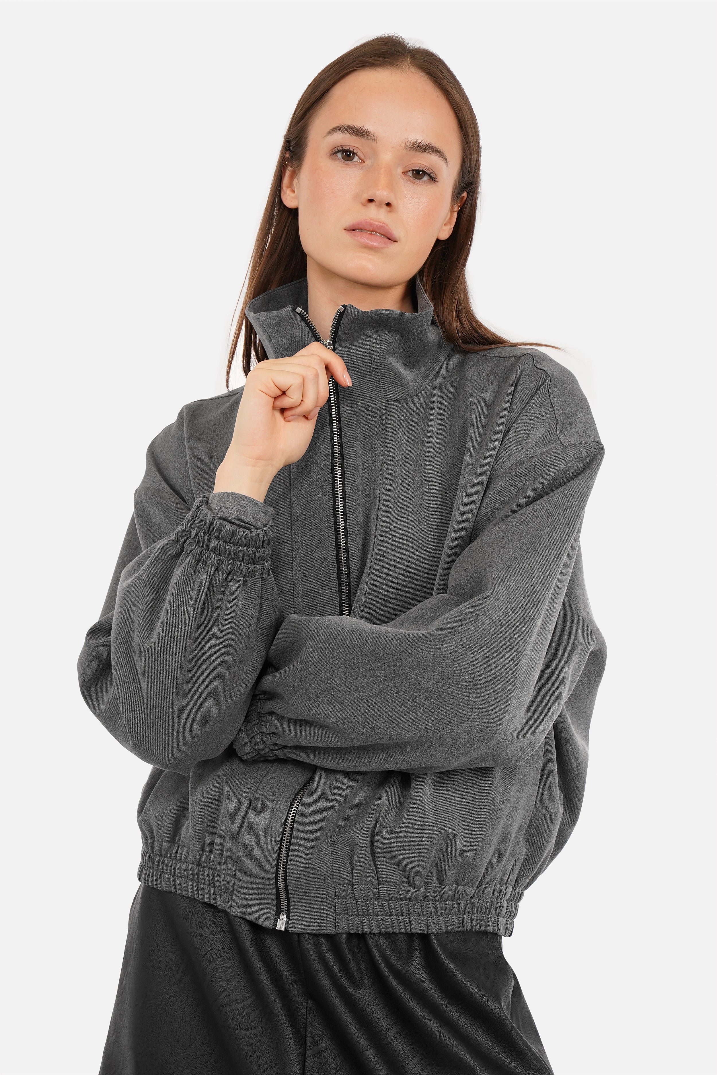 BELYA Blouson mit Funnel-Kragen