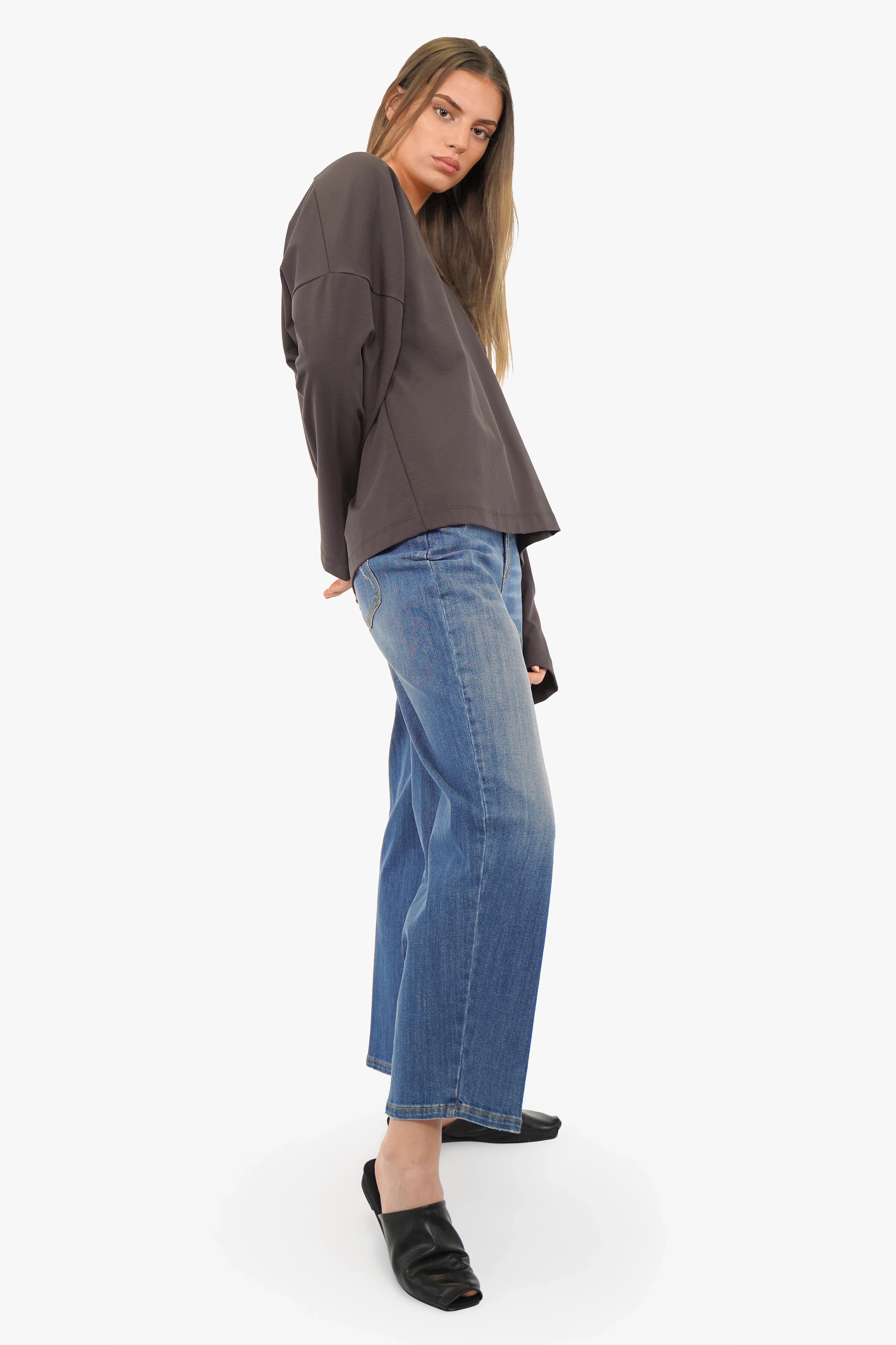 BERLEY T-shirt col V coupe relaxed