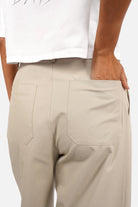 BEYLA Wide Leg Hose high waist wide-leg cotton canvas pants with pockets and cuffed hem