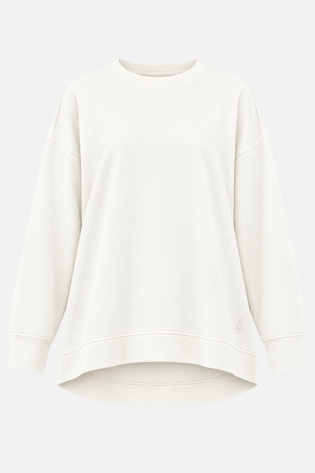 EIREL Relaxed Sweater in Natur, freigestellte Vorderansicht