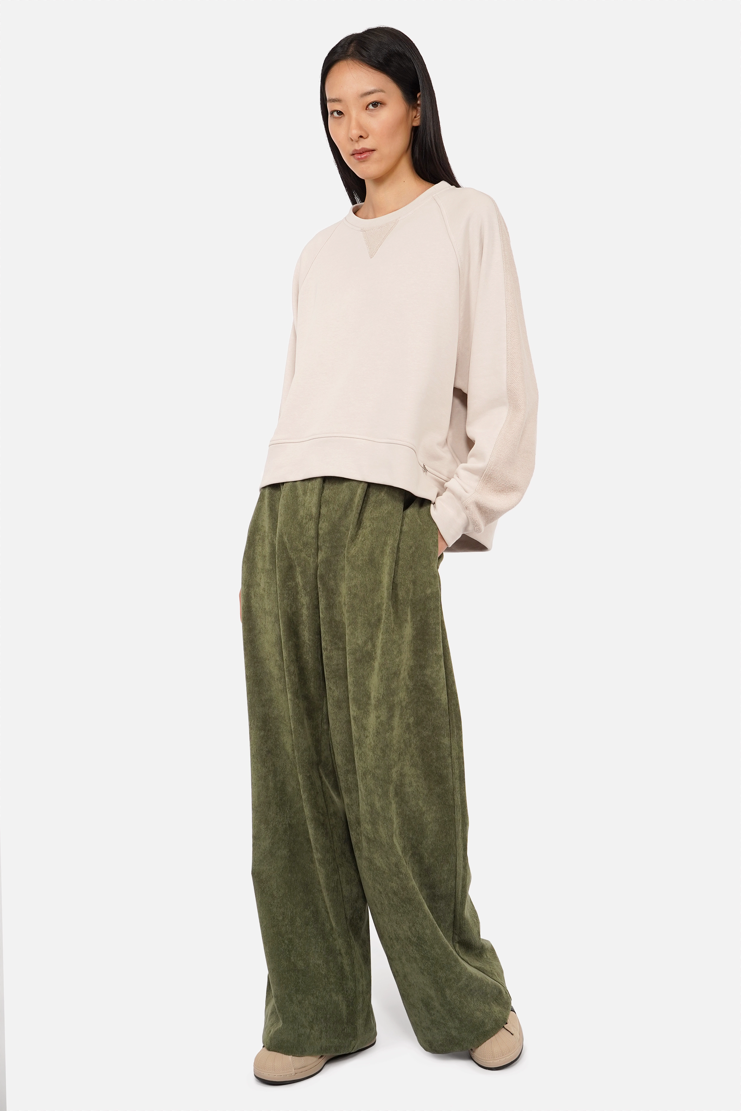 ELEE Wide Leg Cordhose