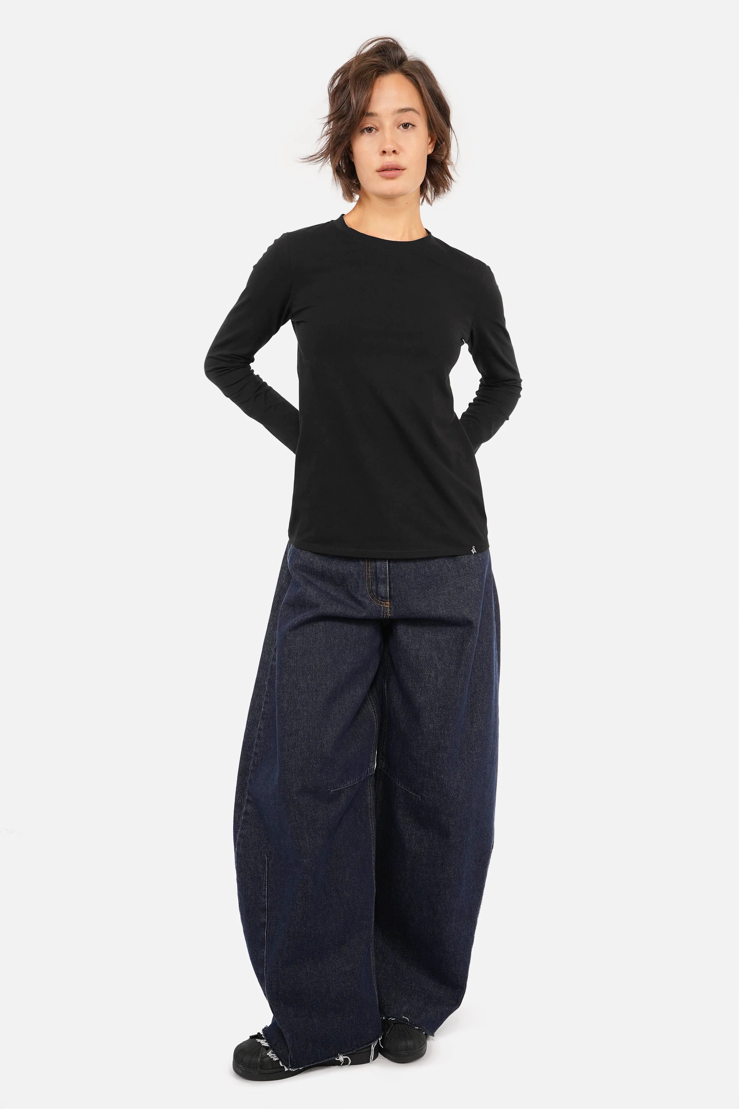 ELIN longsleeve van katoenjersey