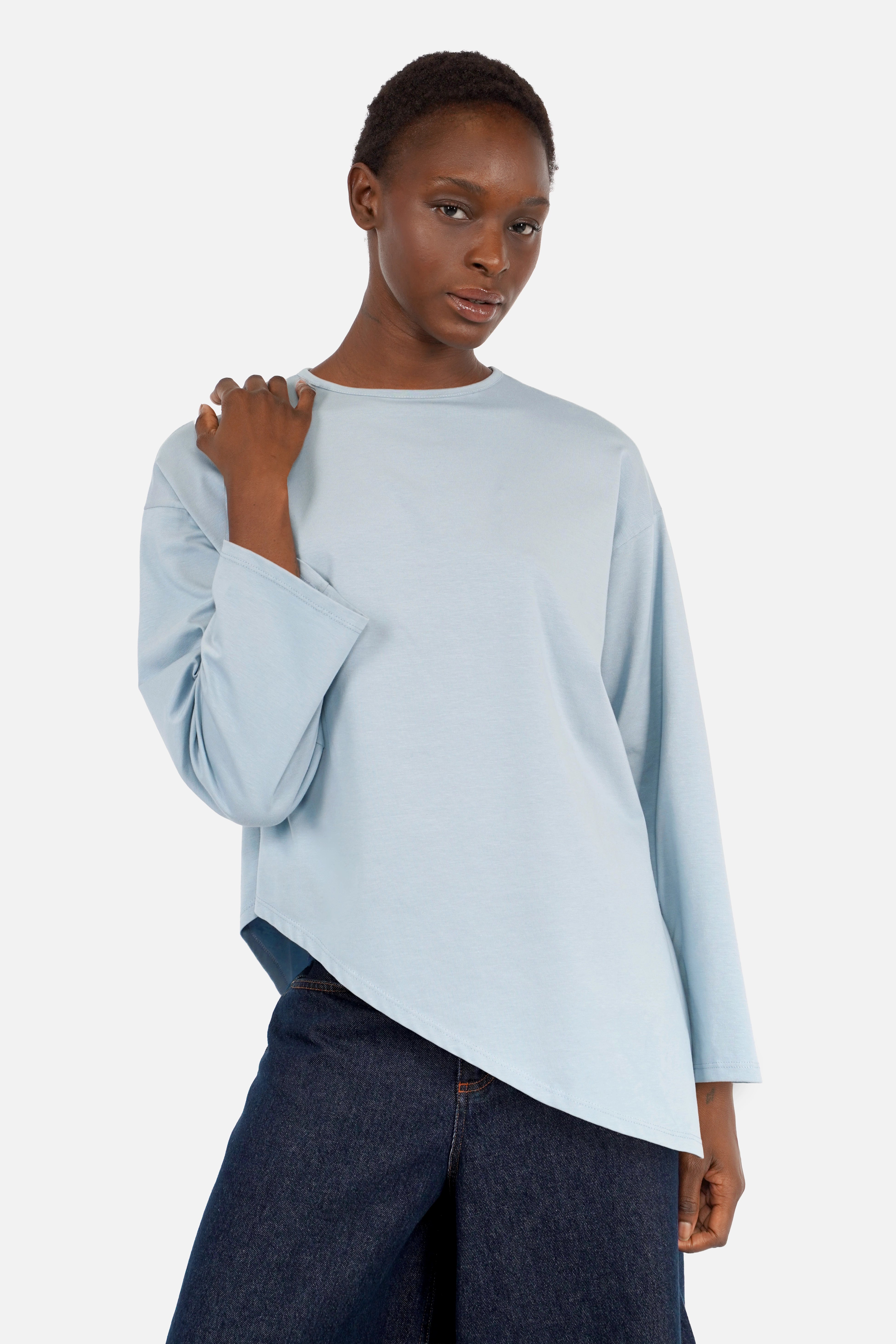 ELIORI asymmetrisch jerseyshirt