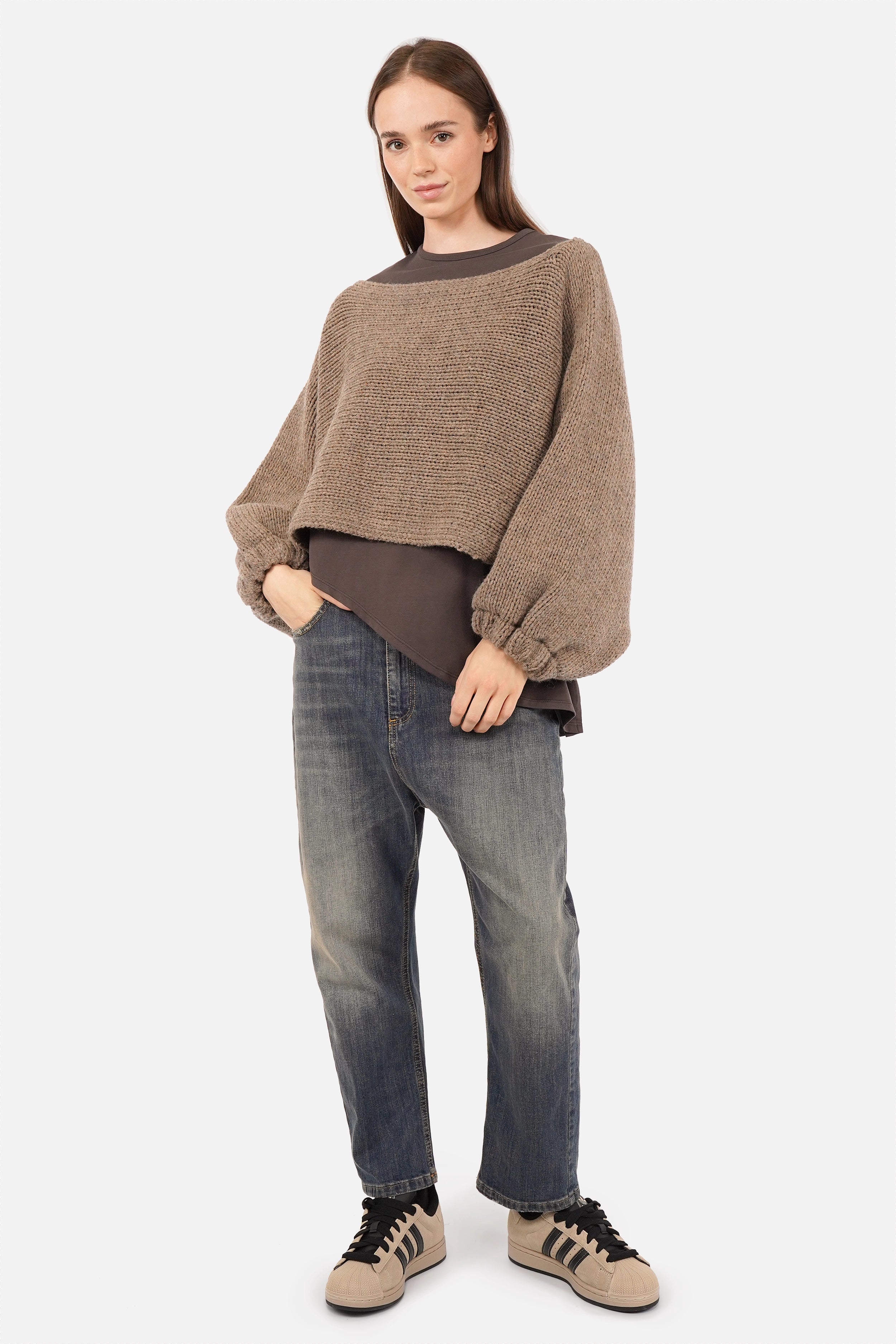 ELIORI asymmetrisch jerseyshirt