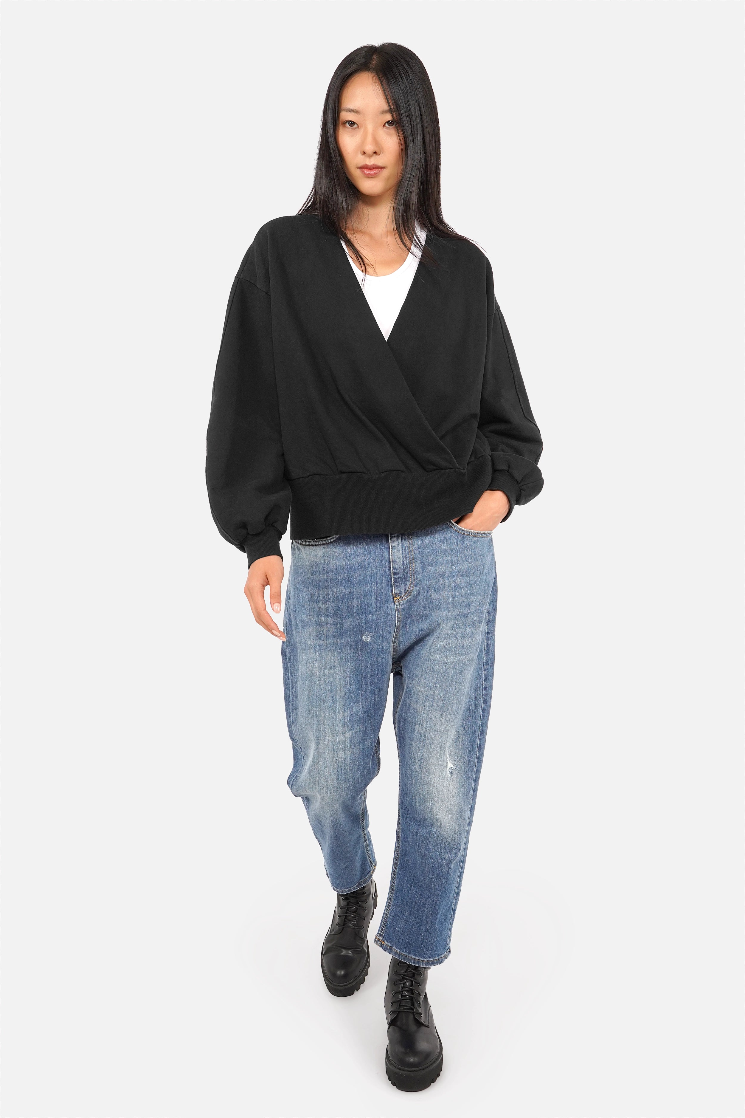 FEDORY sweat croisé