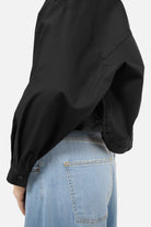 FELIDI Hemdjacke leichte baumwollhemdjacke mit relaxed fit und knopfleiste