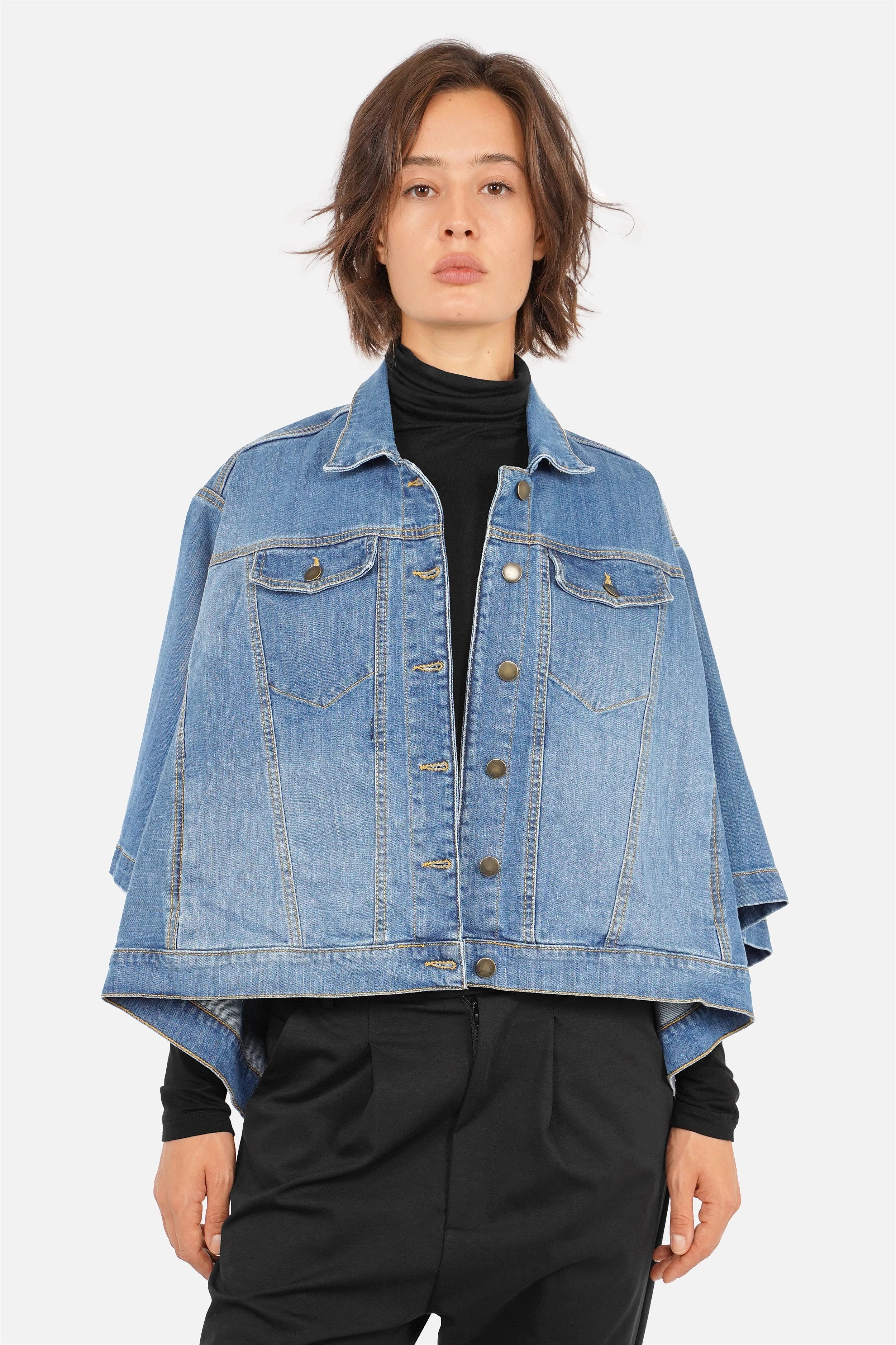 Cape en denim FIBI