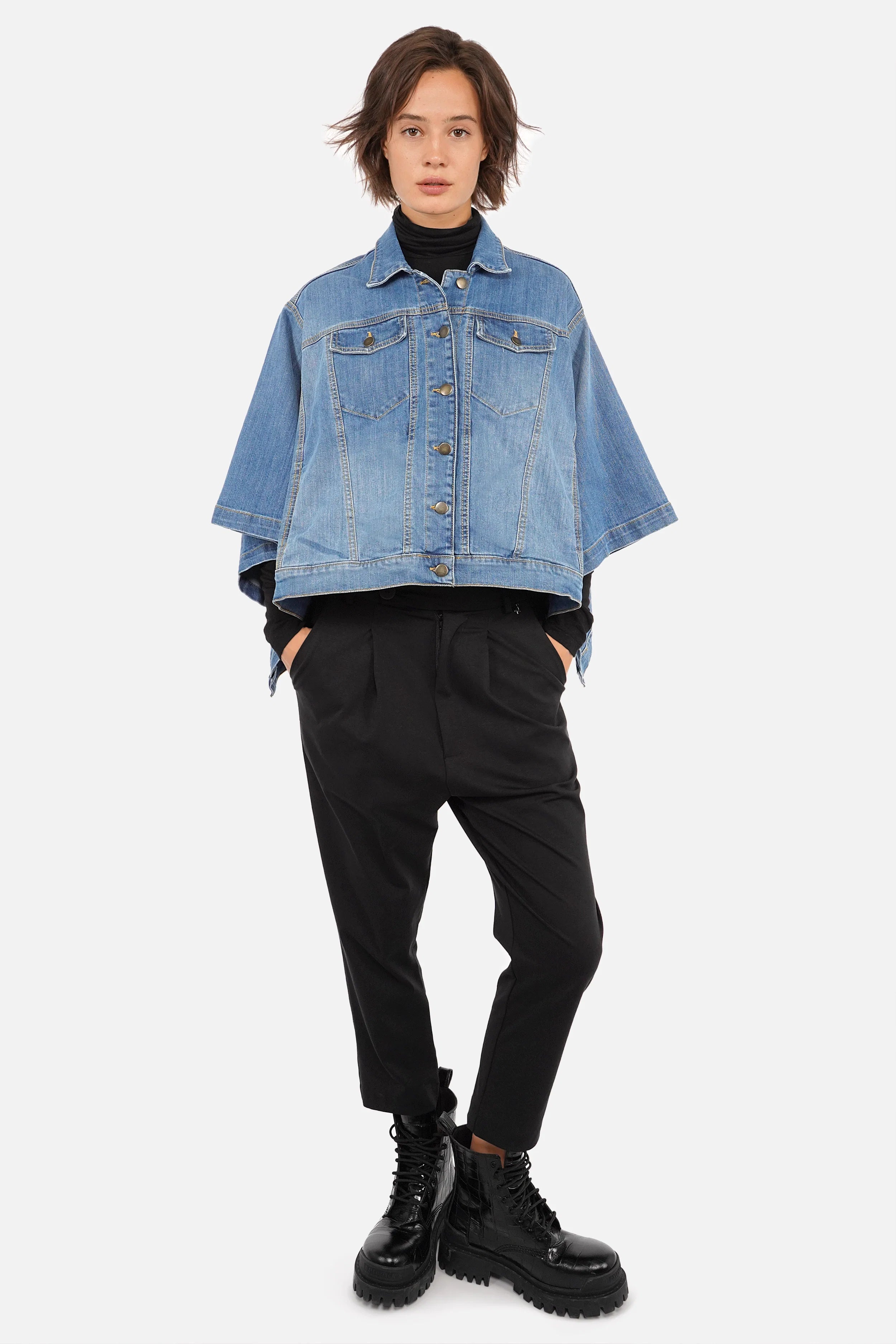 Cape en denim FIBI
