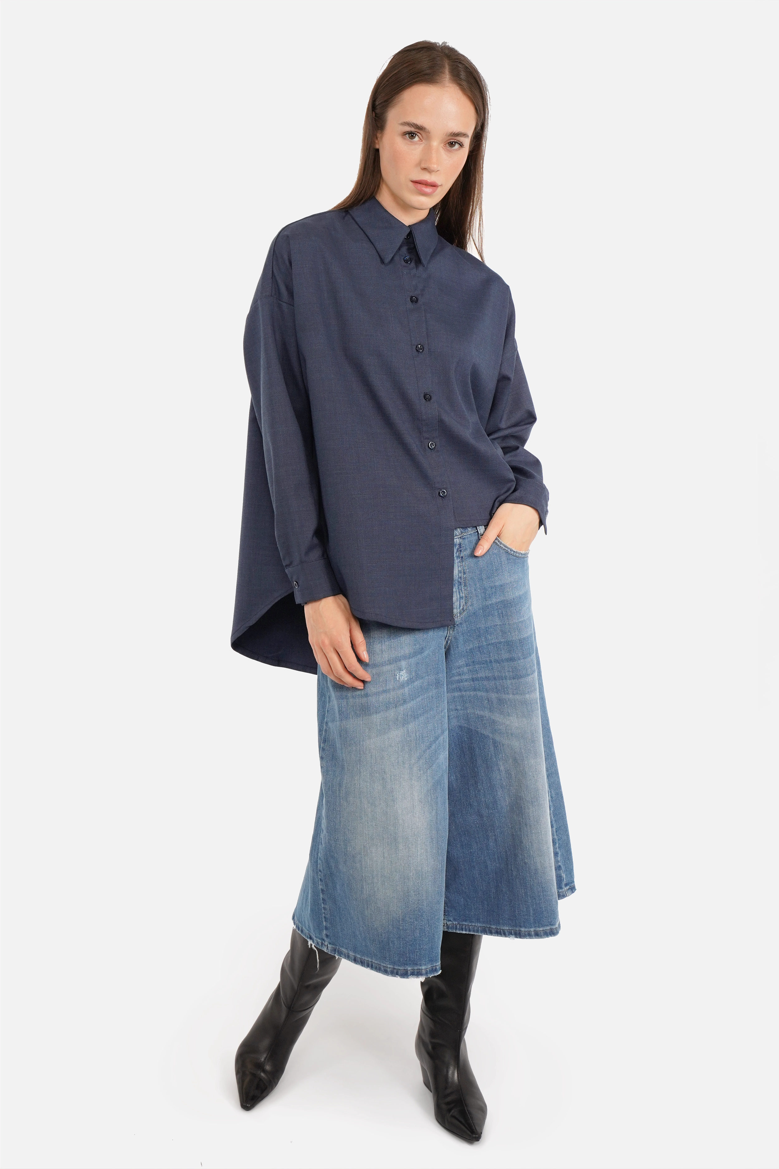 FINAA asymmetric shirt blouse