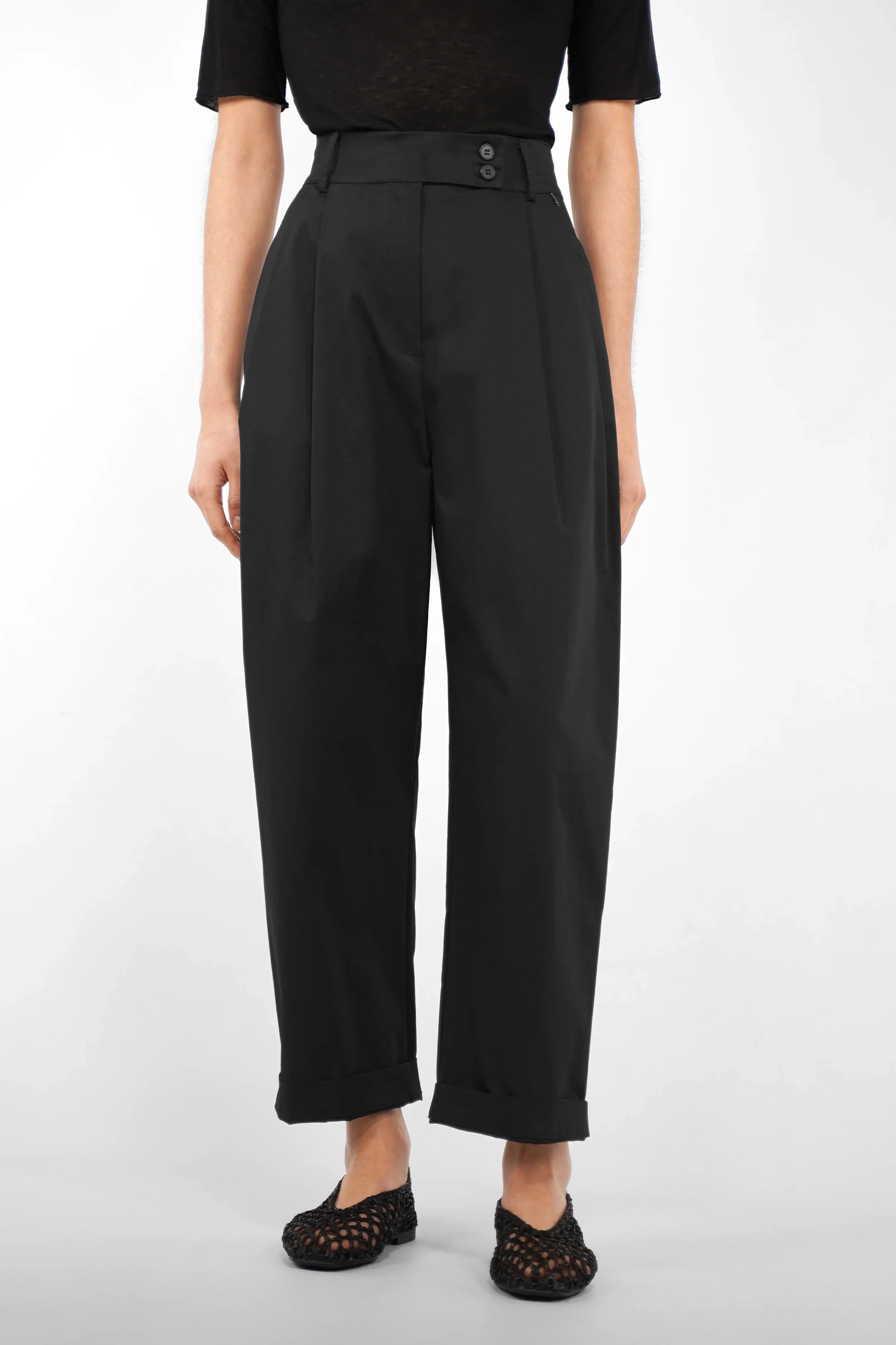 GINIA Barrel Chino-Hose