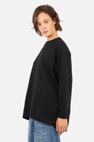 Leichter GRACEY.K Relaxed Sweater mit Rundhalsausschnitt und Raglanärmeln in weicher Sweatqualität