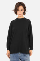 GRACEY.K Relaxed Sweater leichter Sweatpullover mit Raglanärmeln und rundem Ausschnitt