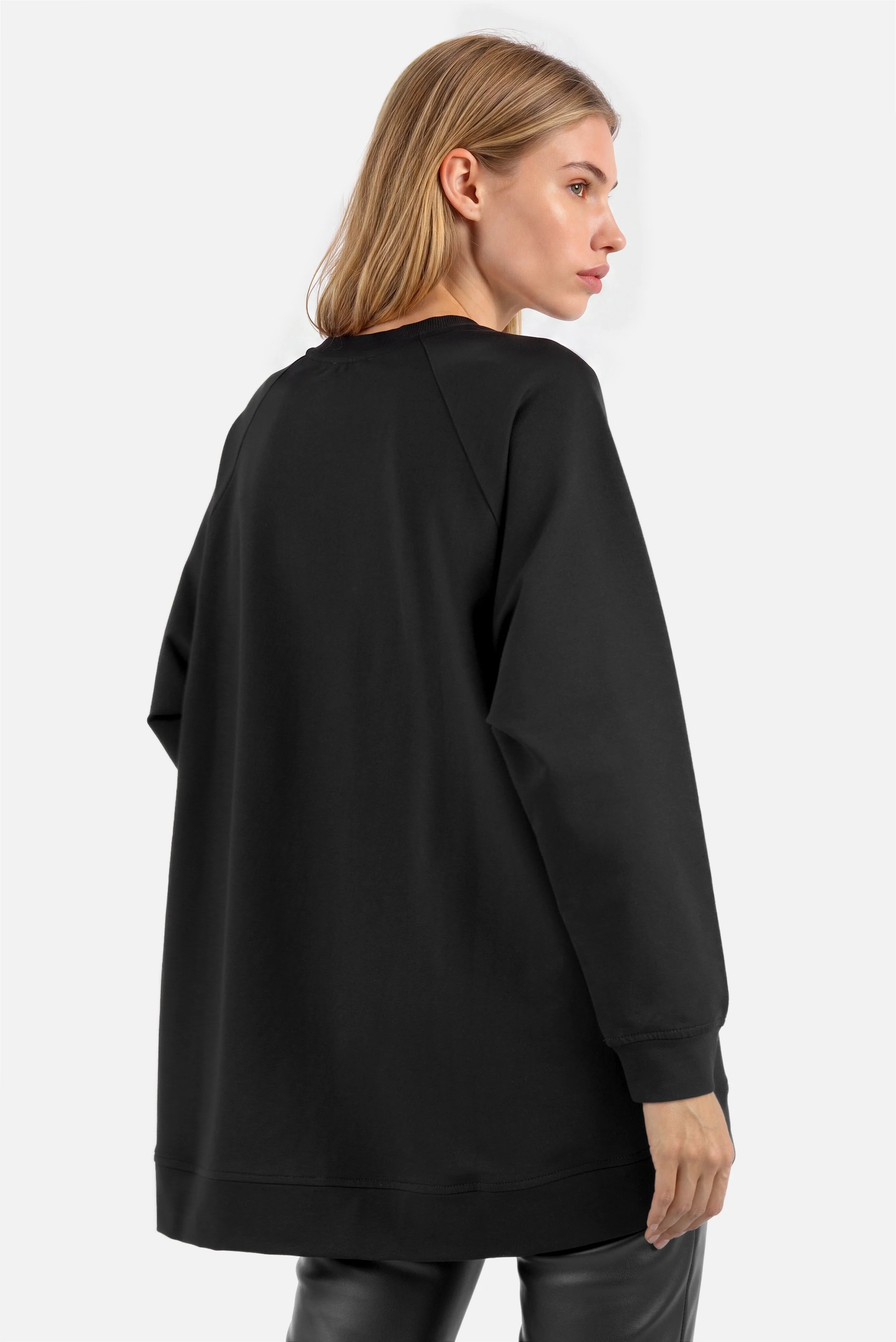 Leichter GRACEY.K Relaxed Sweater mit Rundhals und Raglanärmeln in weicher Sweatqualität