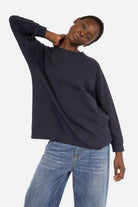 Leichter GRACEY.K Relaxed Sweater mit Rundhalsausschnitt und Raglanärmeln in angenehmer Sweatqualität