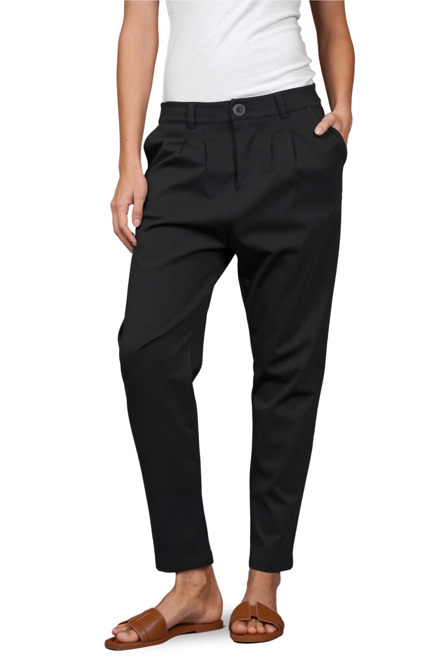 <tc>HEELENA OG Pantalon coniquerégulier</tc>