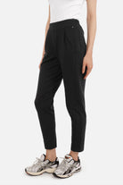 HILLA.K Jerseyhose aus elastischem Baumwollstretch mit mittelhohem Bund und Seitentaschen, regular fit, Bein krempelbar
