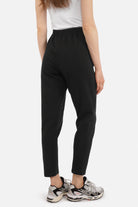 HILLA.K Jerseyhose aus elastischem Baumwollstretch mit mittelhohem Bund und Seitentaschen