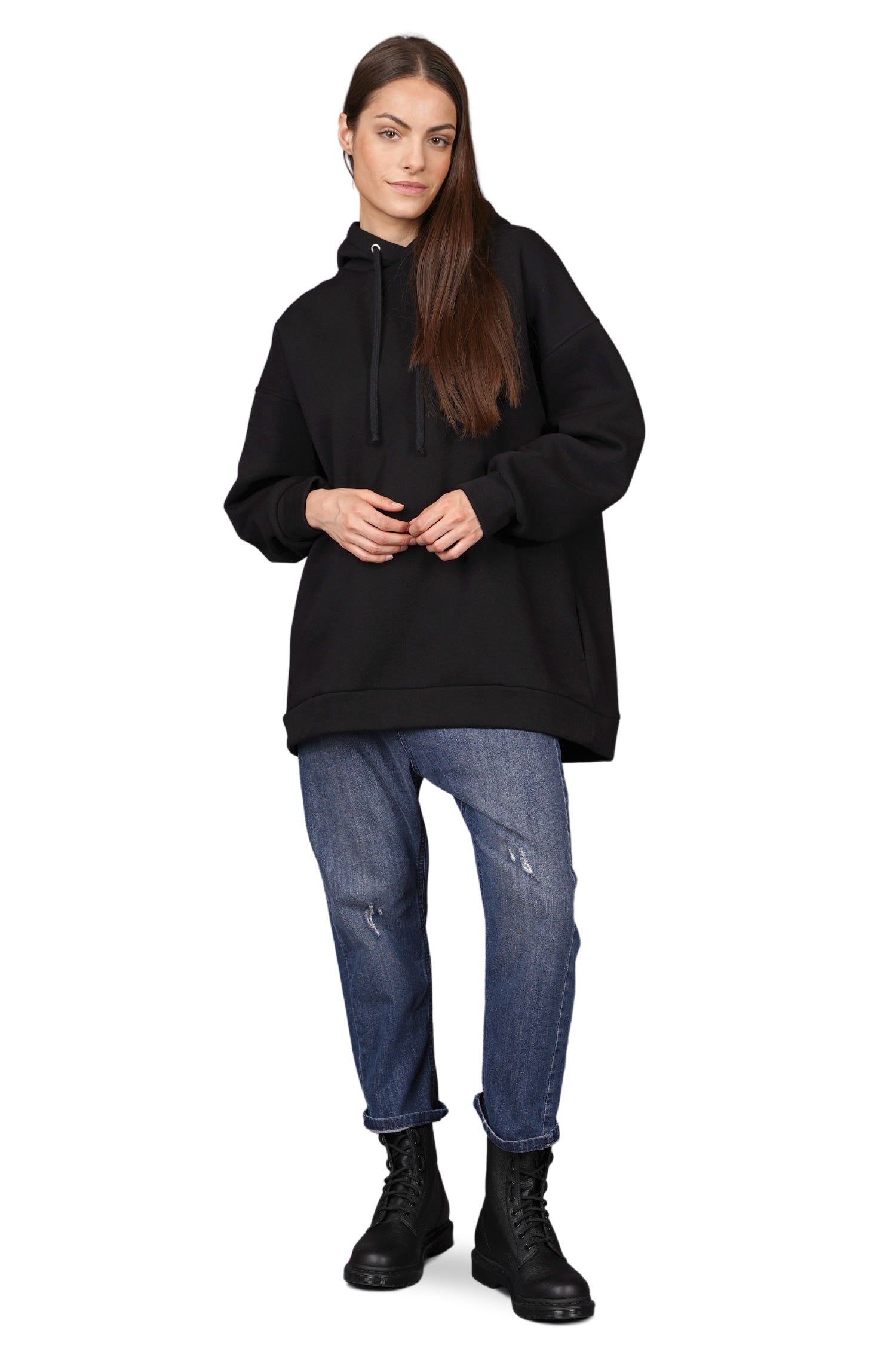 Black hoodie jeans online