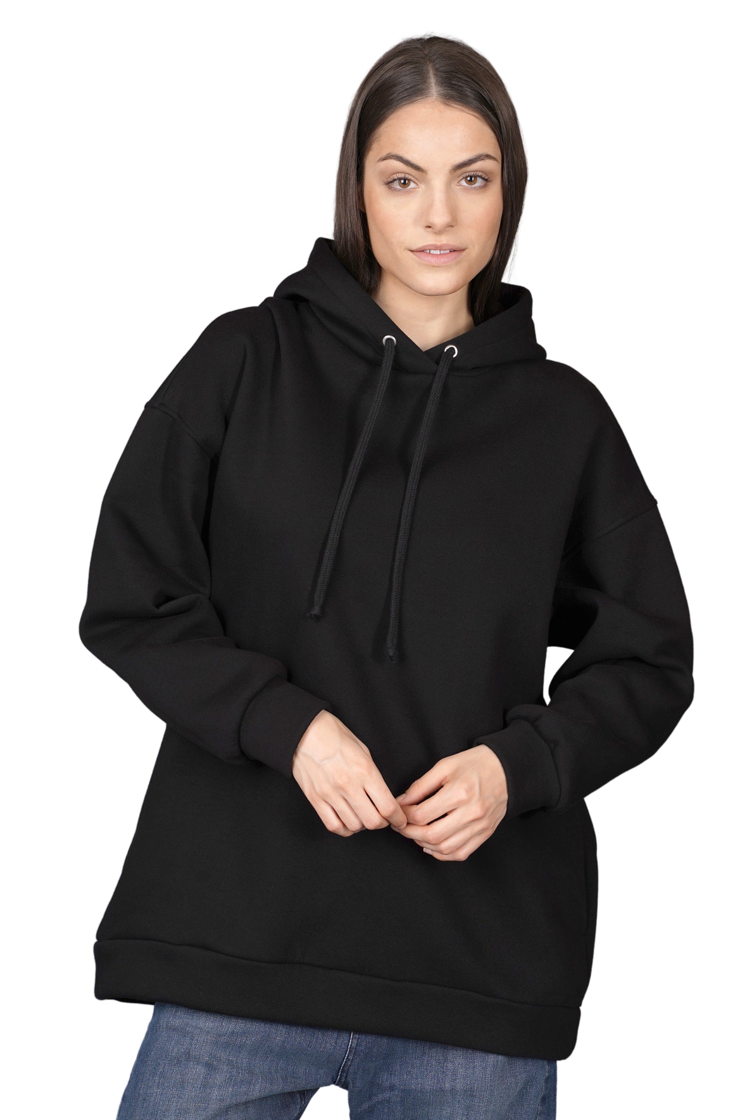 Black oversized hoodie online