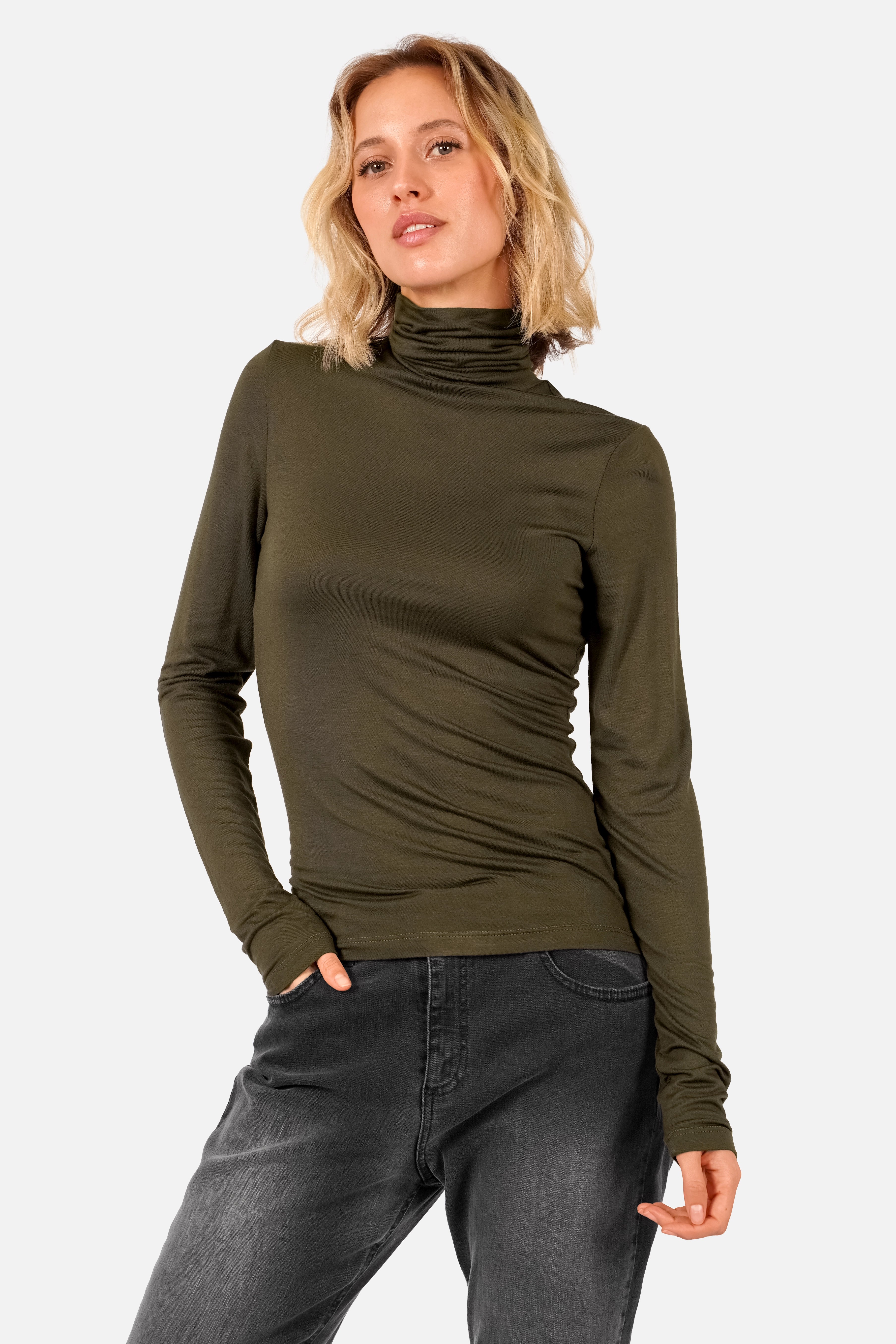 INNEKA Longsleeve mit Rollkragen
