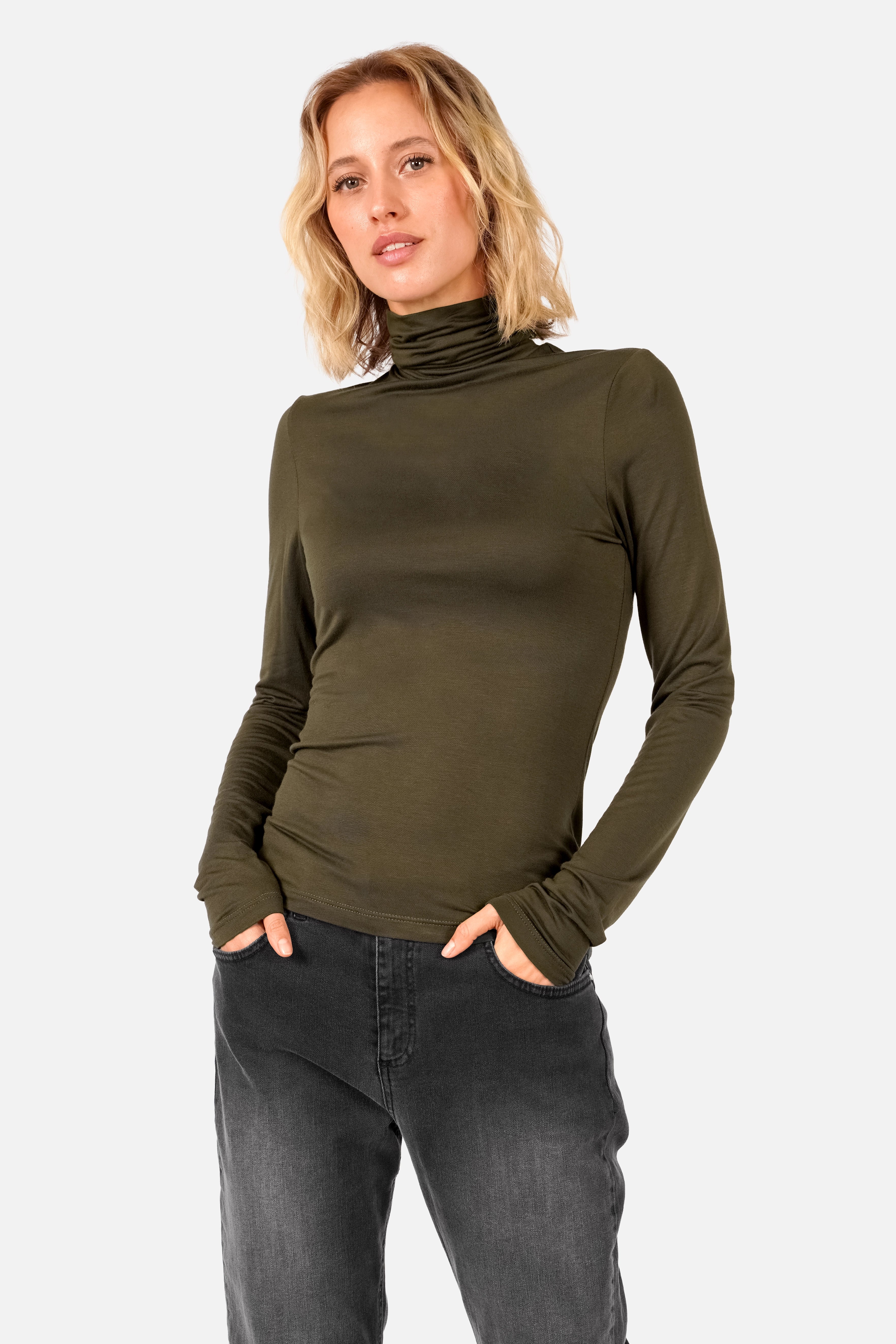 INNEKA Longsleeve mit Rollkragen