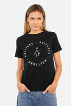 ISY T-Shirt mit rundem Logoprint und KULTFRAU-Print aus weicher Baumwolle, Regular Fit, kurze Ärmel, rundhalsausschnitt