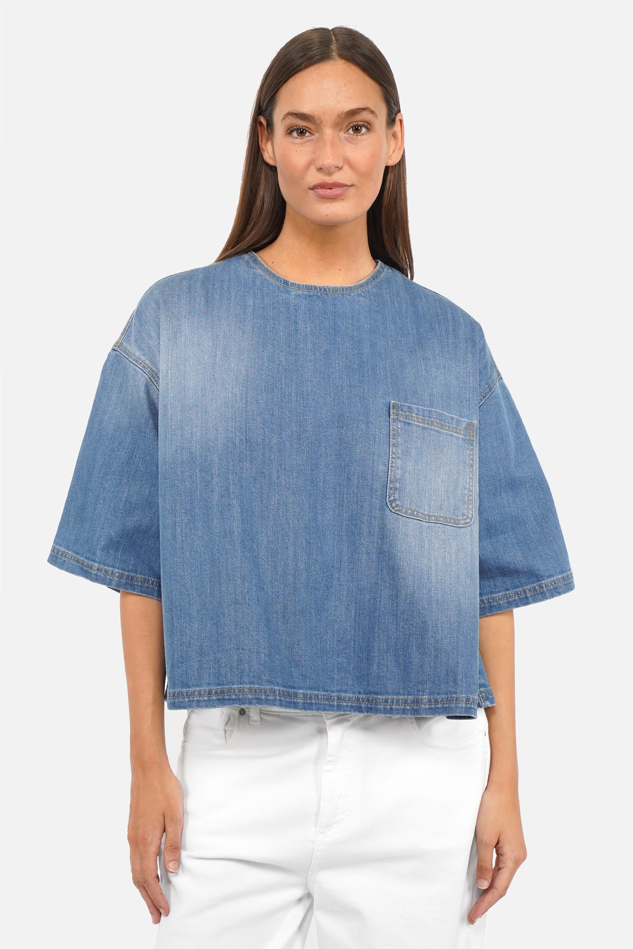 JANTE denim blouse