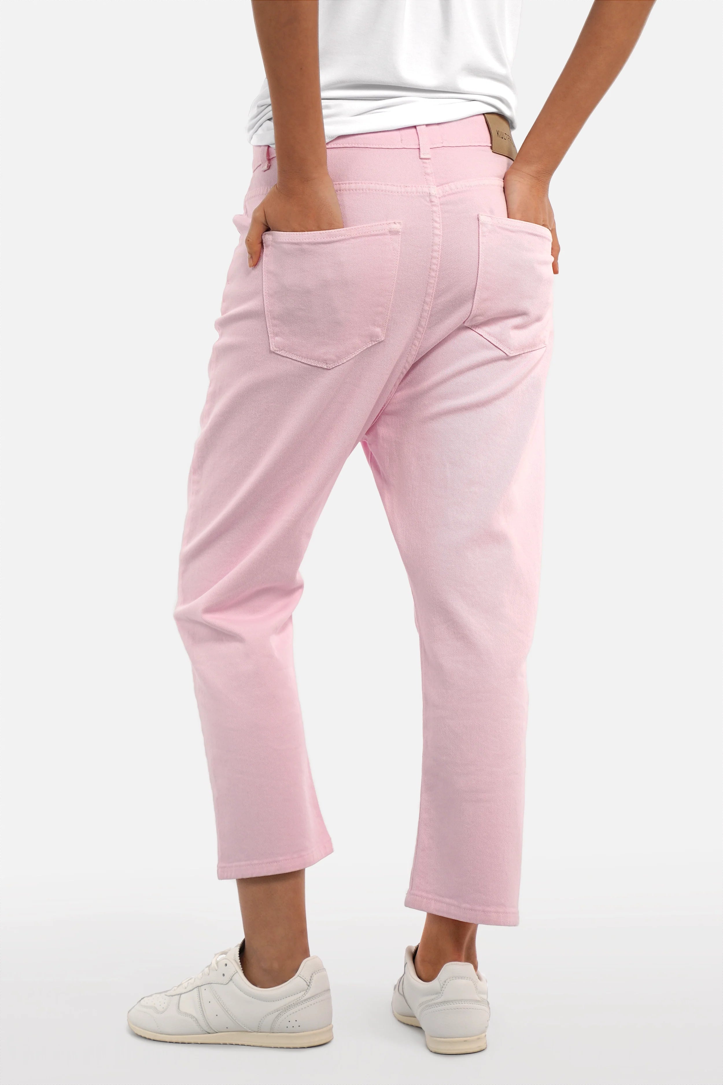 Jeany Baggy Jeans lockere Passform Boyfriend-Look aus italienischem Denim