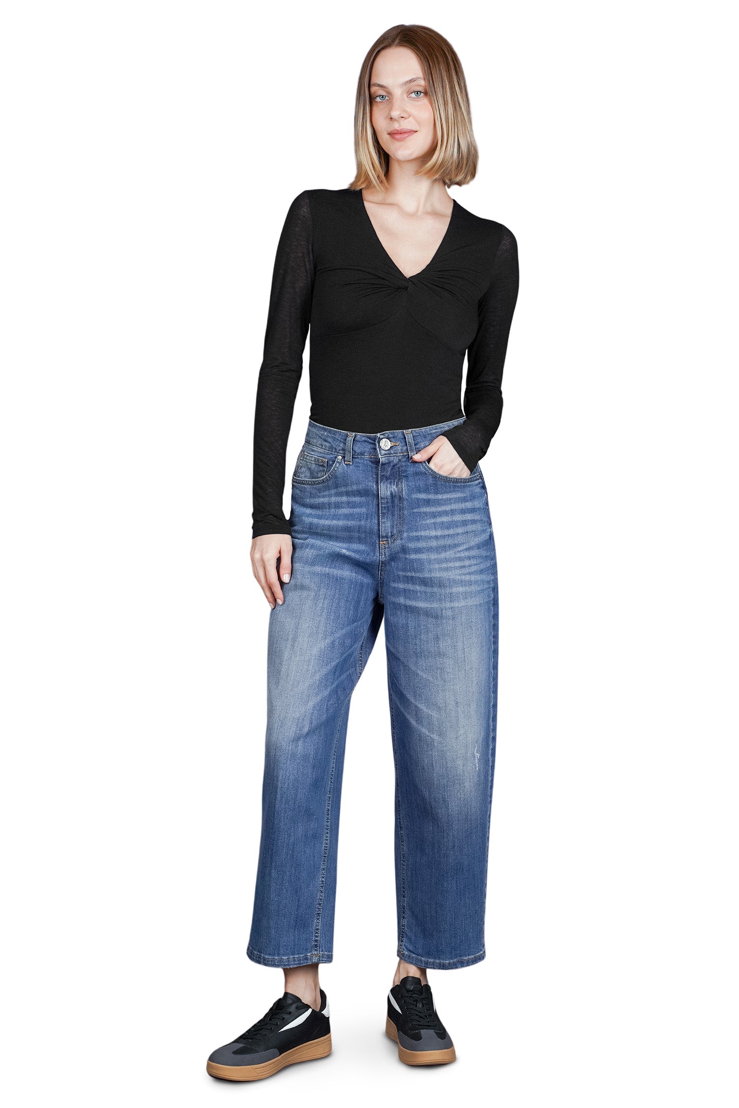 Alex wide leg jeans L34 | Gaudi Den Haag