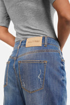 Loose-Fit Jeans aus leichtem Denim in Urban Blue mit hohem Bund und weitem Bein